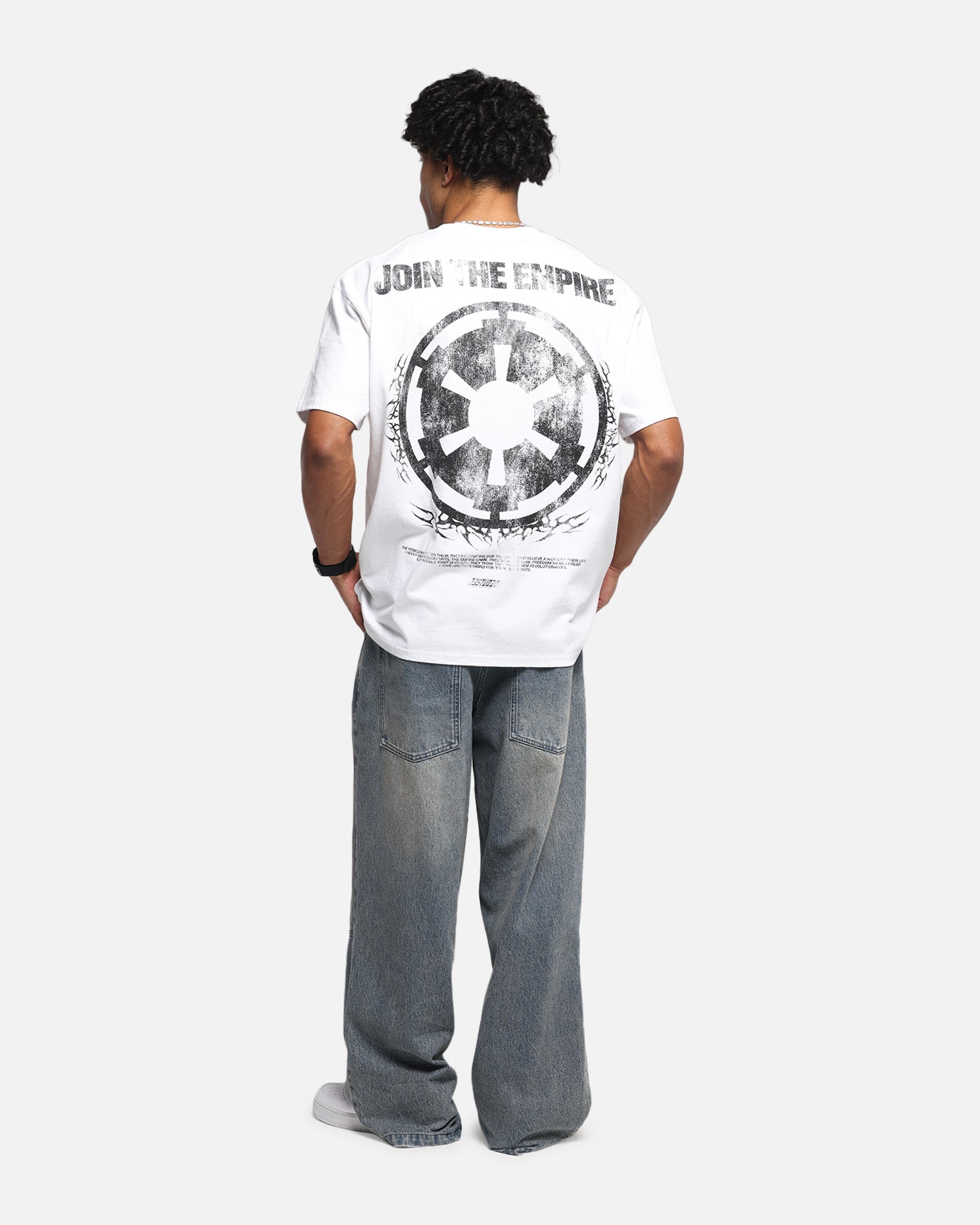73 Studio Star Wars Join The Empire Vintage T-Shirt White、mySite、zt4zffjzw
