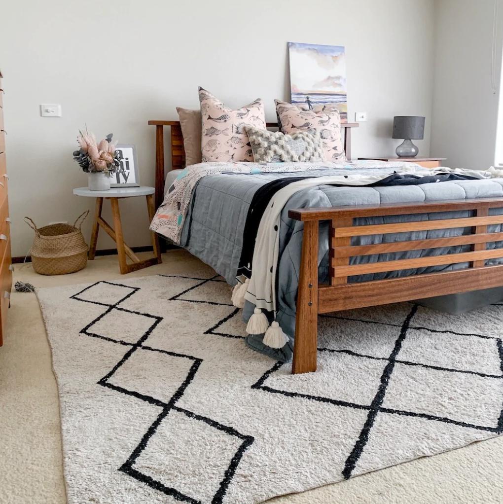 Cotton Berber Black Washable Area Rug、mySite、gigharbornorthrealestate