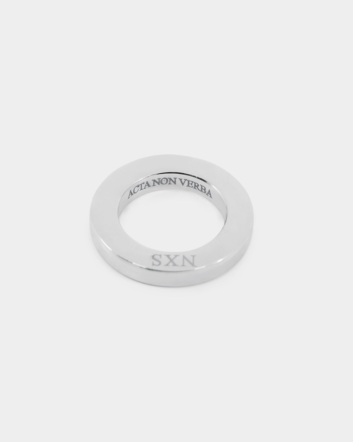 NXS Acta Non Verba Ring Pendant White Gold、mySite、zt4zffjzw