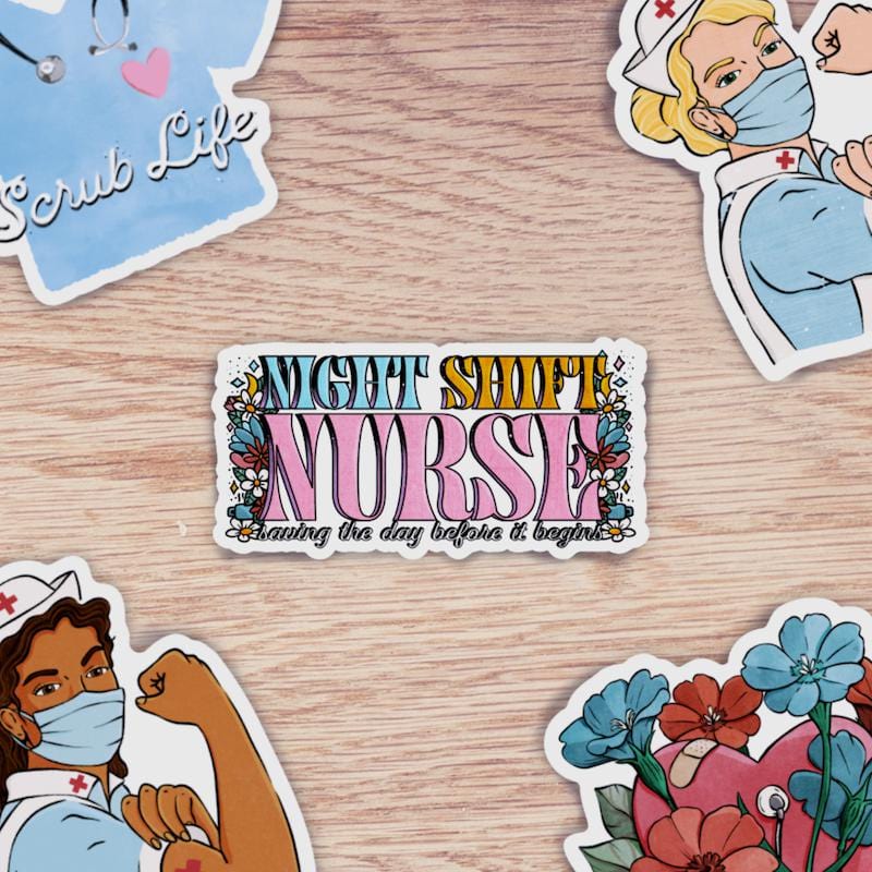  Night Shift Nurse: Saving the Day Before it Begins Sticker、mySite、elrpsem3k