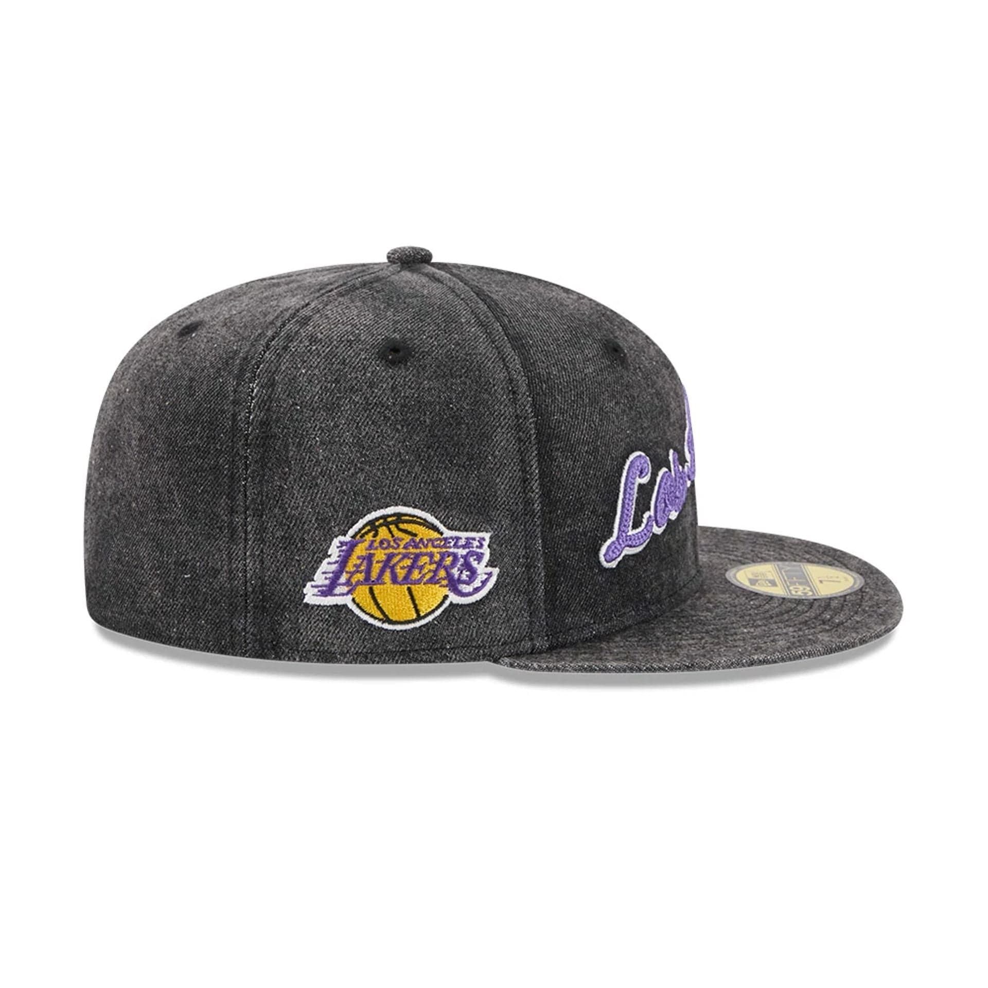 LA Lakers NBA SC Pastel Black 59FIFTY Fitted Cap、mySite、vikingsvslions