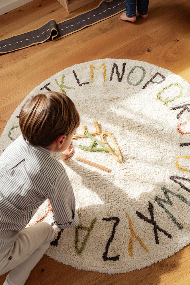 Washable Play Rug ABC color and letters、mySite、gigharbornorthrealestate