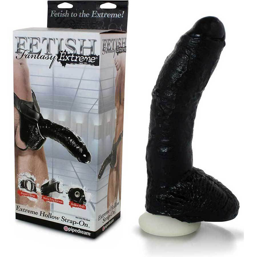 Black Extreme Penis Sleeve Extension 10 Inch Hollow Strap On Sheath、mySite、bottomscart