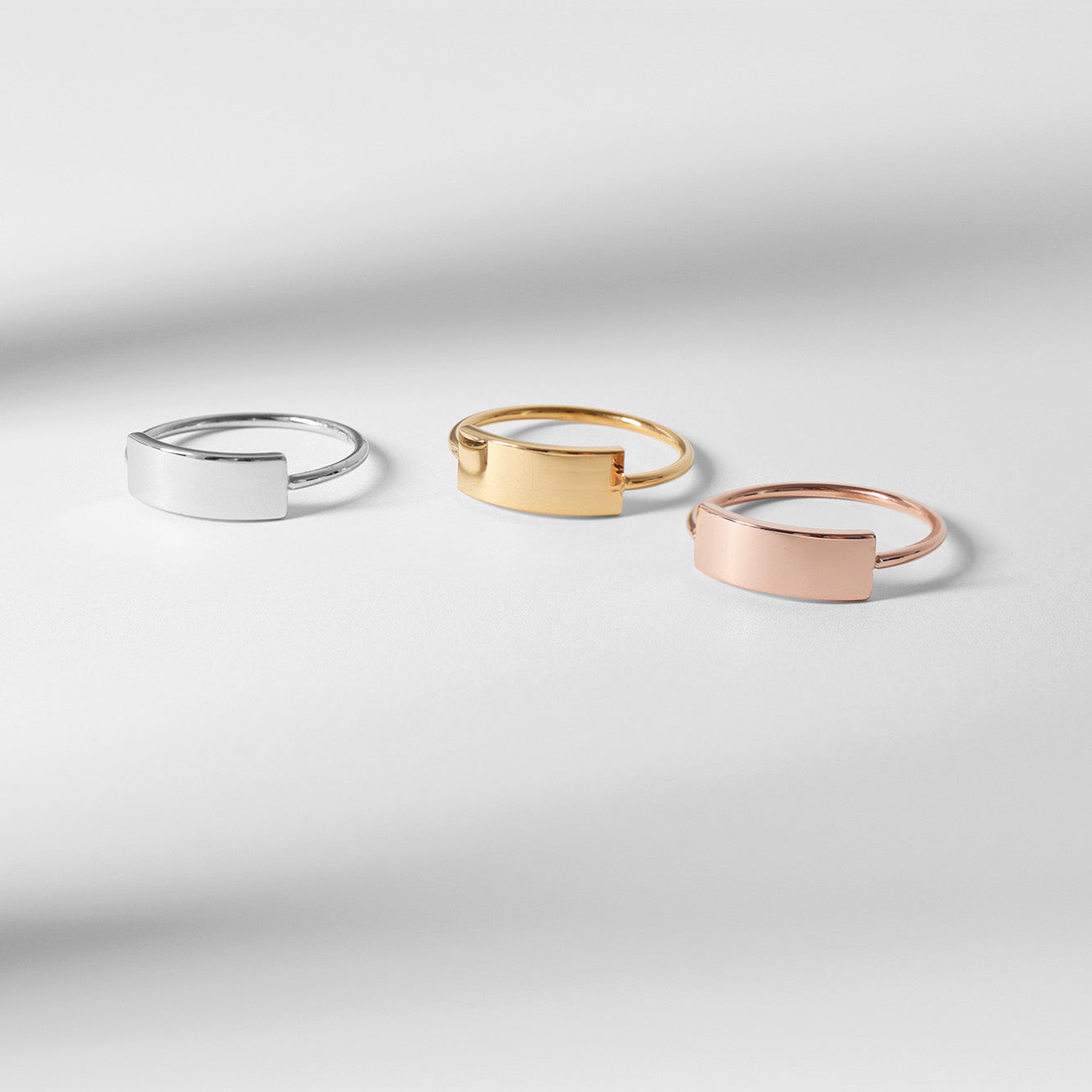 18K Gold PVD Stainless Steel Blank Stamping Ring / CFR7036、mySite、dreamappss