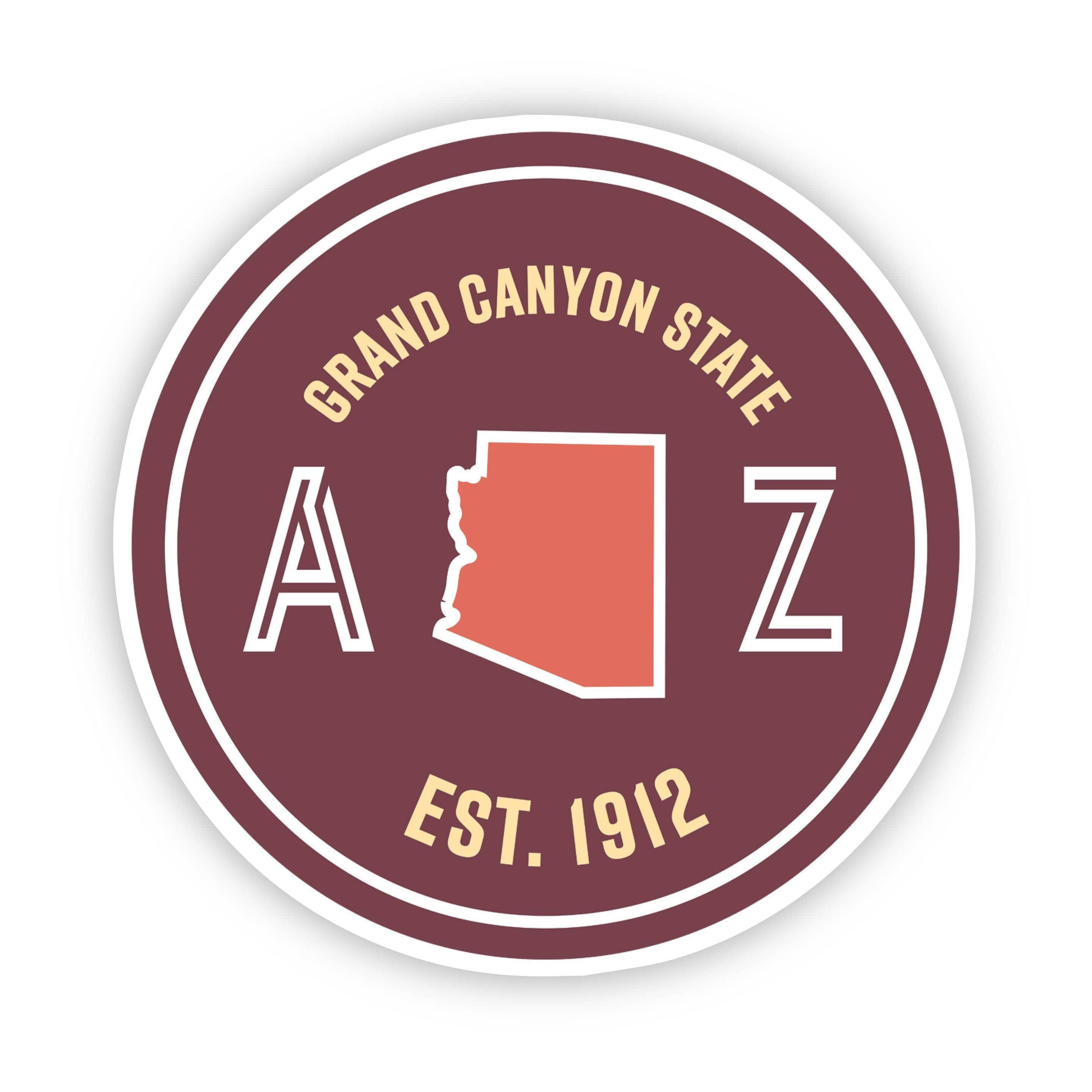  Grand Canyon State Arizona Sticker、mySite、elrpsem3k