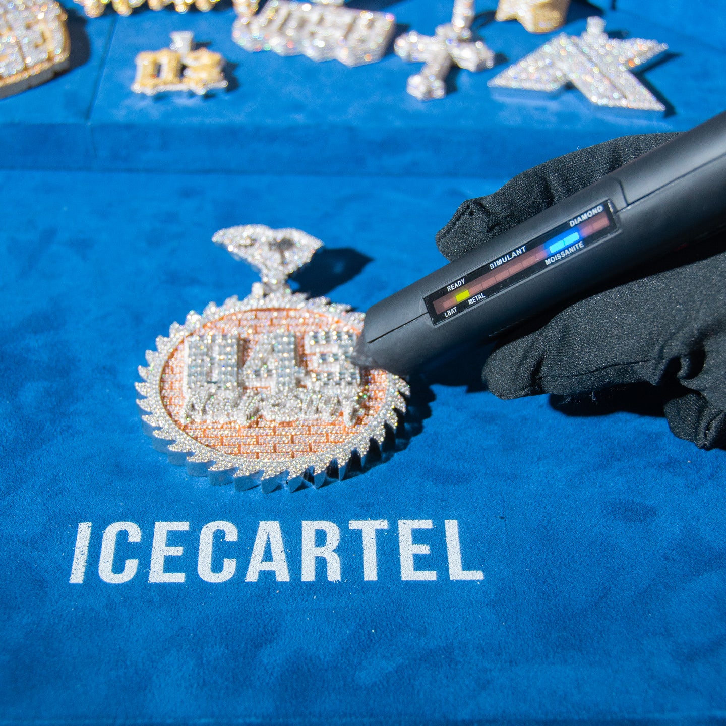 843 Custom Moissanite Circle Pendant 14K Gold、mySite、hinf8tx79