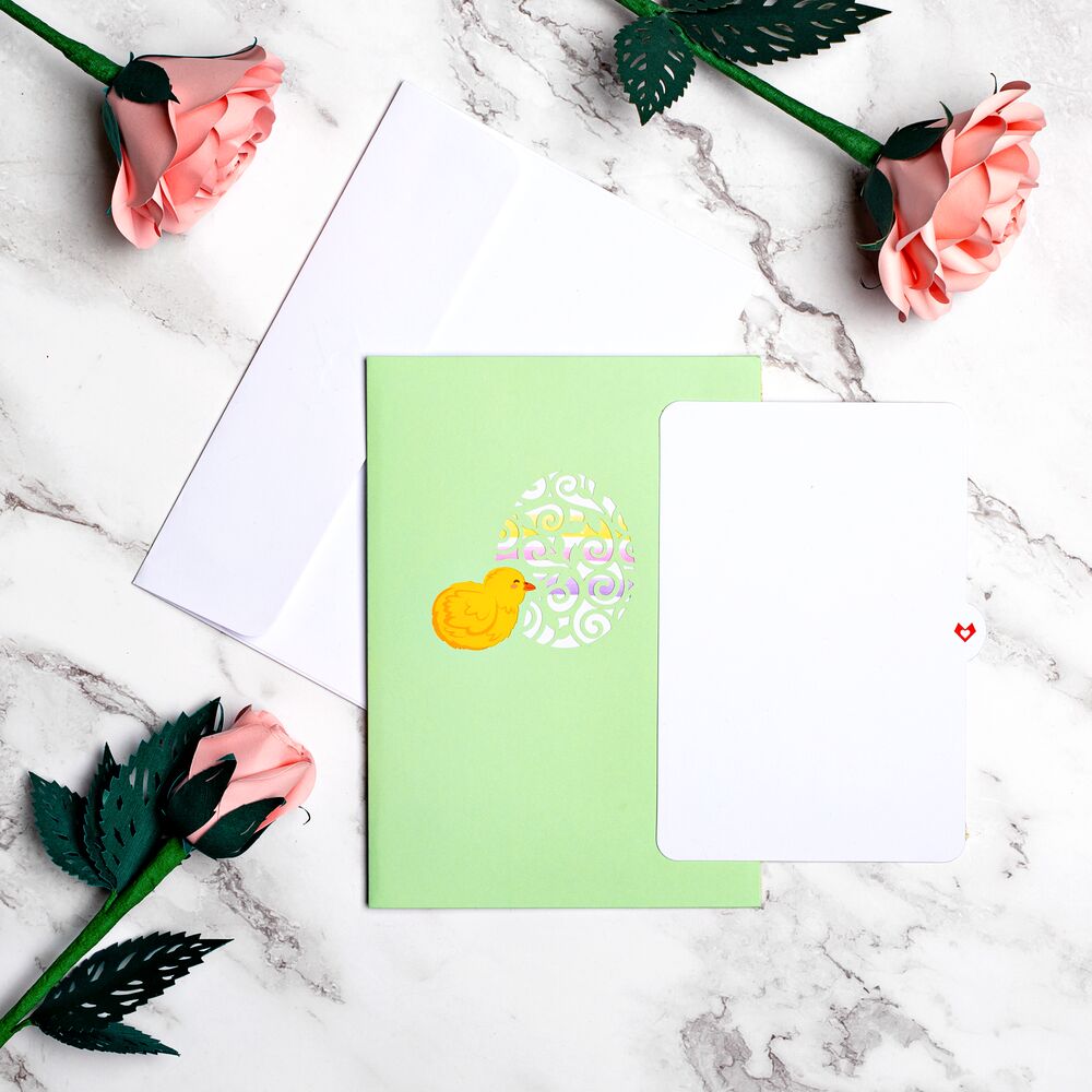 Easter Lily of the Valley Pop-Up Card、mySite、solidvoid