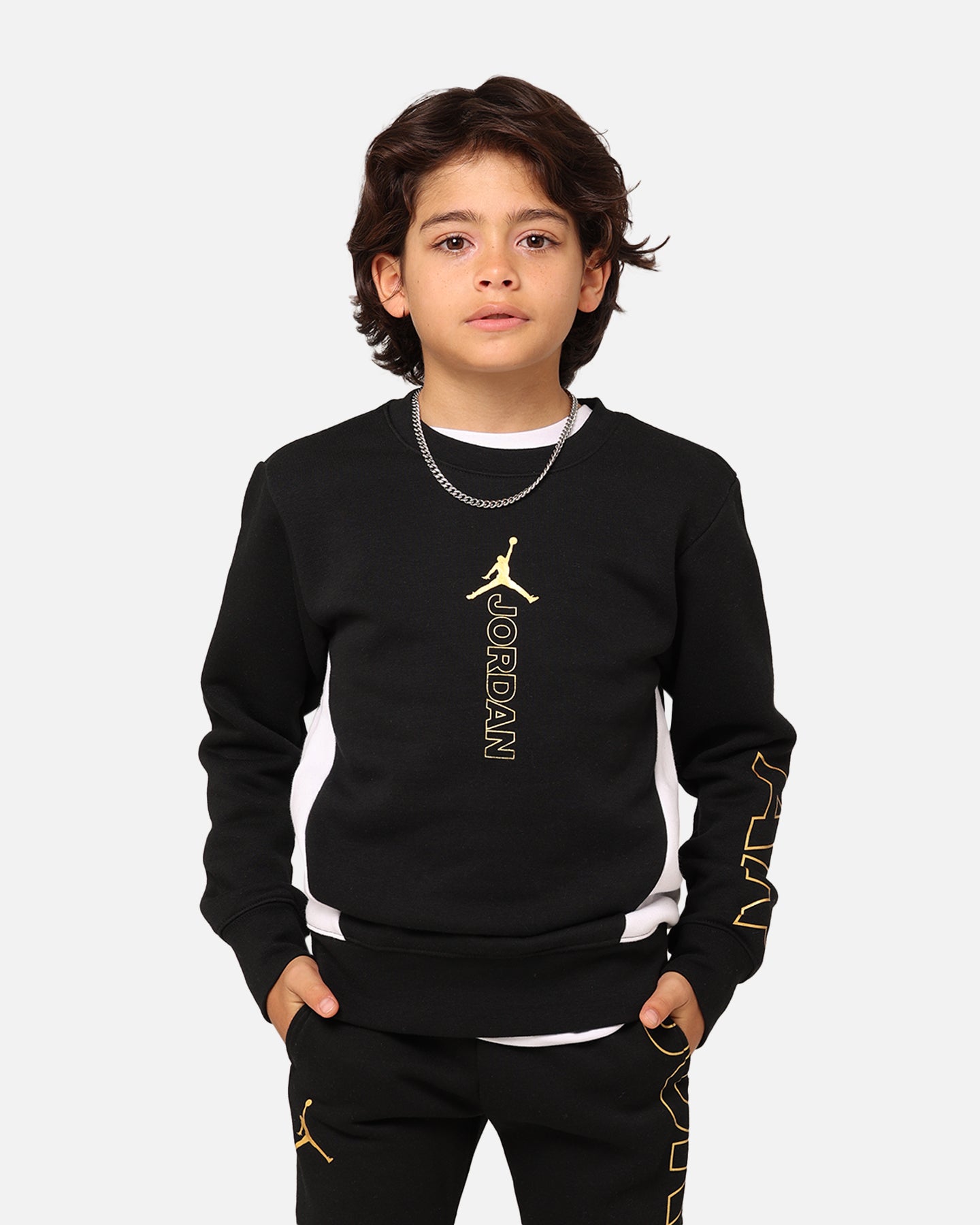 Jordan Junior Holiday Shine Air Crewneck Black、mySite、zt4zffjzw