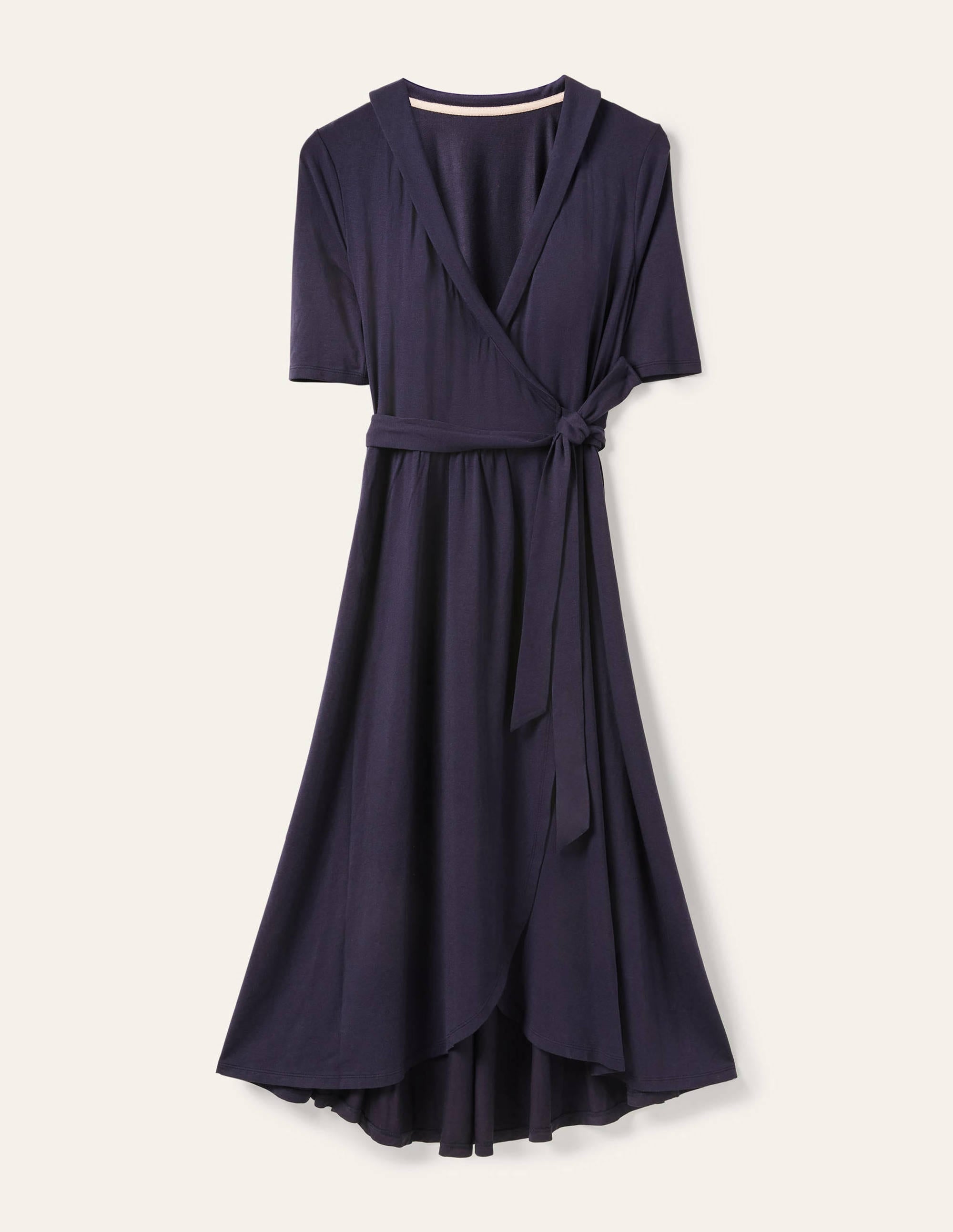  Lavinia Jersey Wrap Dress-Navy、mySite、ashleygrahame