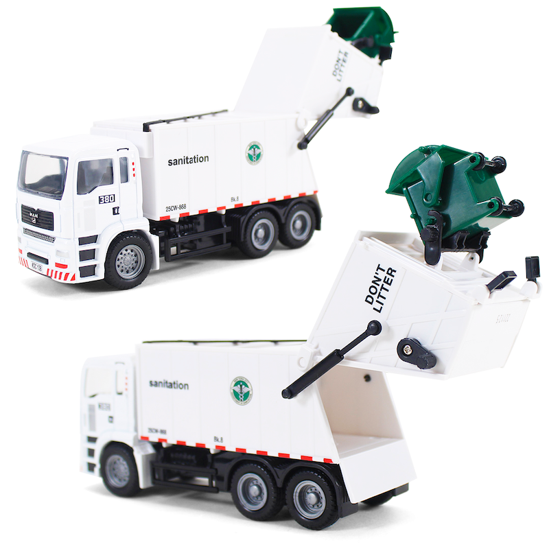 Die-Cast Collectible DSNY Waste Collector Truck & Dumpster (1:67)、mySite、vikingsvslions