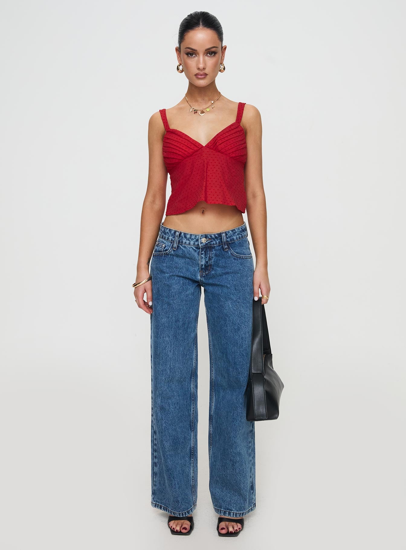 Prevost Cami Top Red、mySite、solidvoid