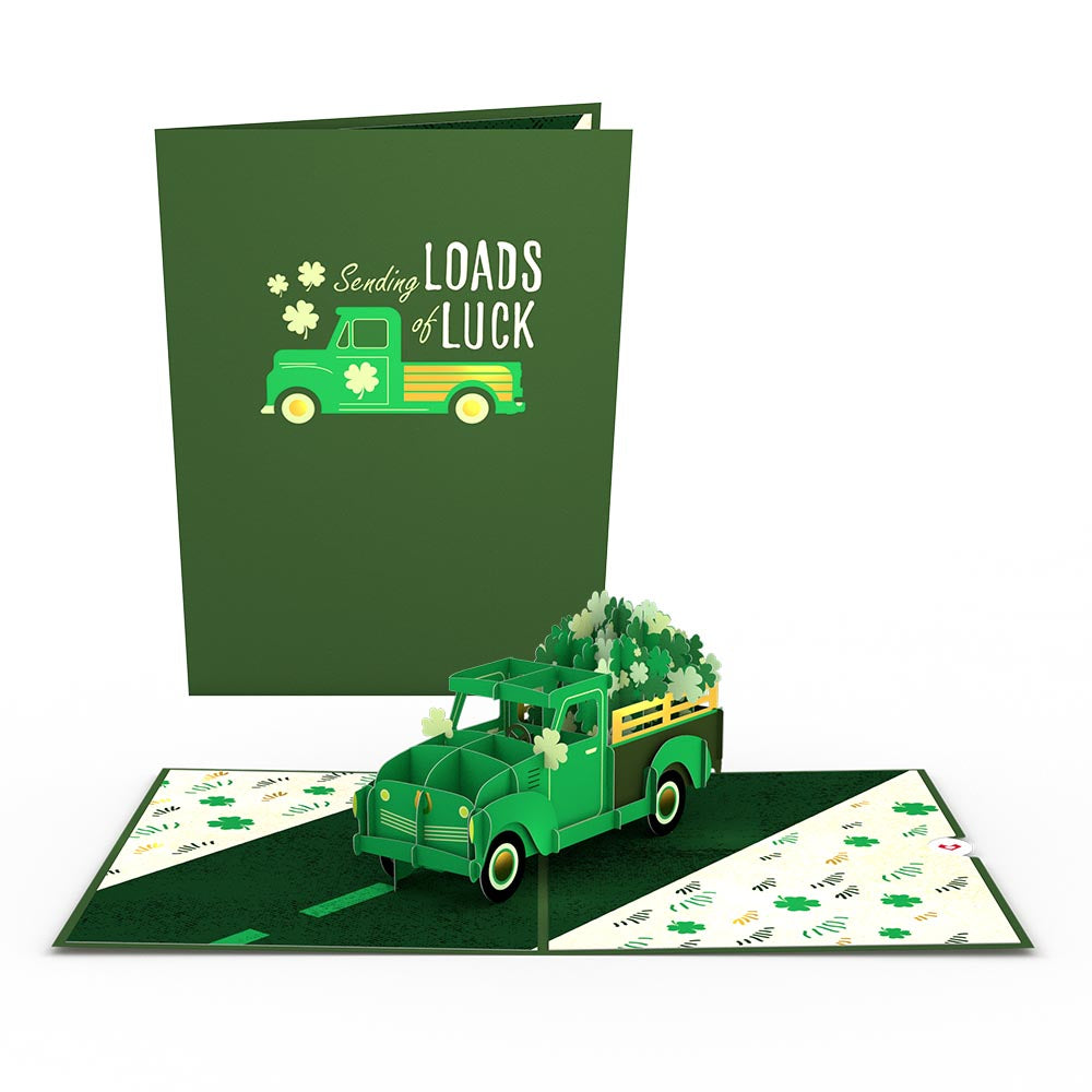 Truckloads of Luck Pop-Up Card、mySite、solidvoid