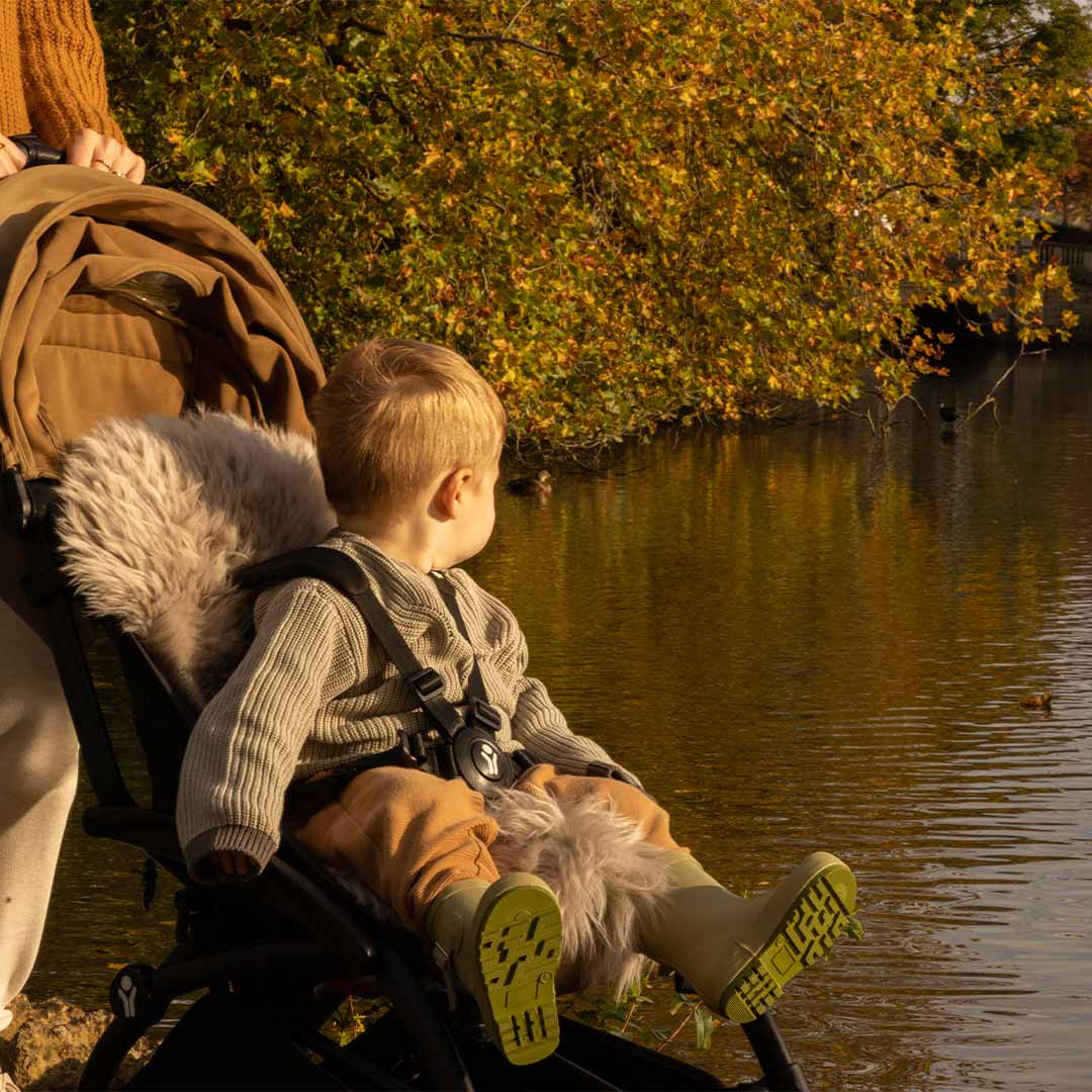  Naturally Sheepskins Deluxe Sheepskin Pram Liner - Grey、mySite、merchandisen