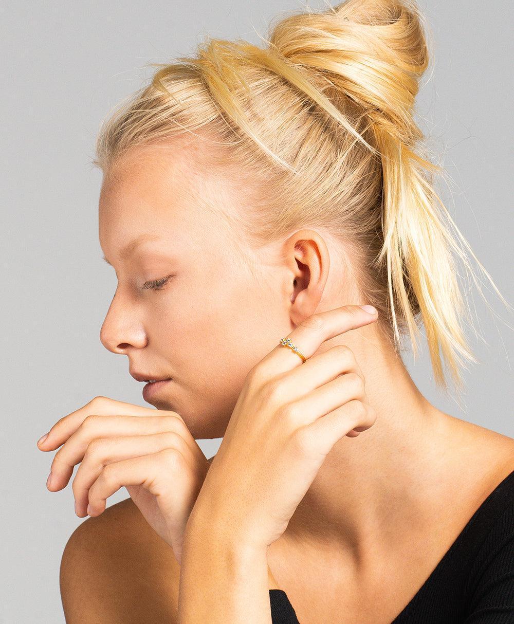 Lova Ring White 18ct Gold Plated、mySite、botmansion