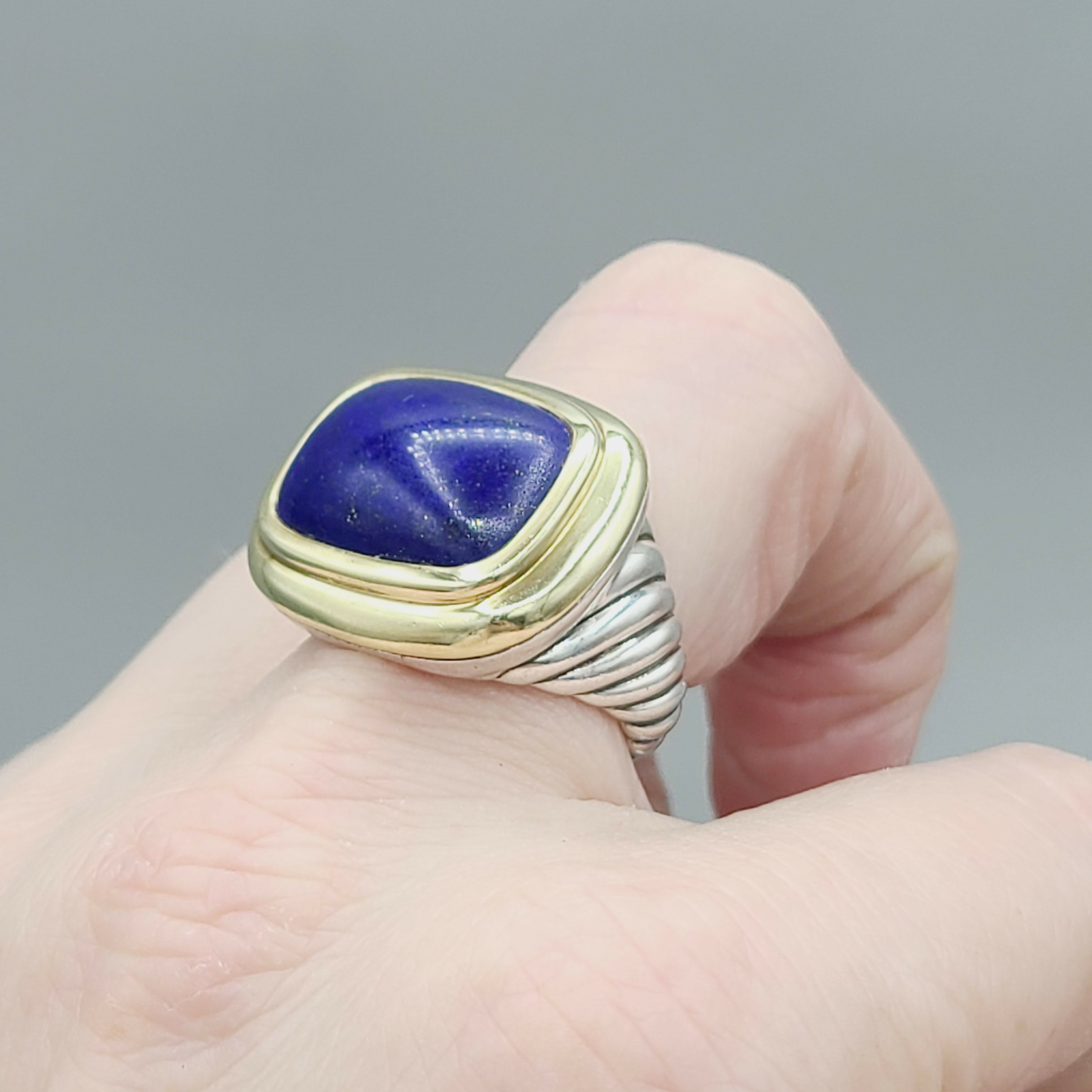 David Yurman Waverly Ring With Lapis Lazuli and Gold、mySite、hinf8tx79