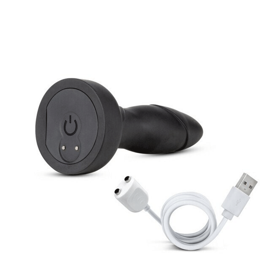 Anal Adventures Platinum 5.75 Inch Drive Rechargeable Butt Plug Silicone with Remote by Blush Novelties、mySite、bottomscart