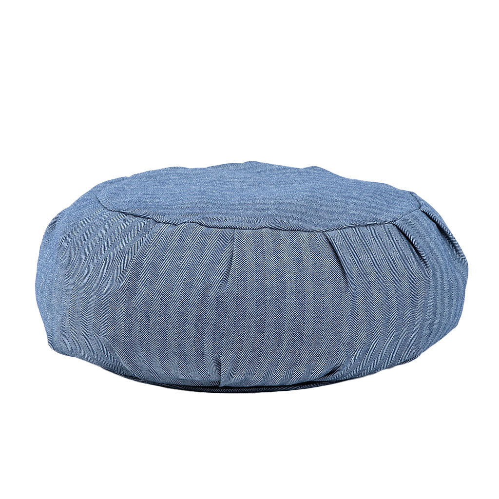 Denim Buckwheat Hull Zafu - COVER ONLY、mySite、topwebapps