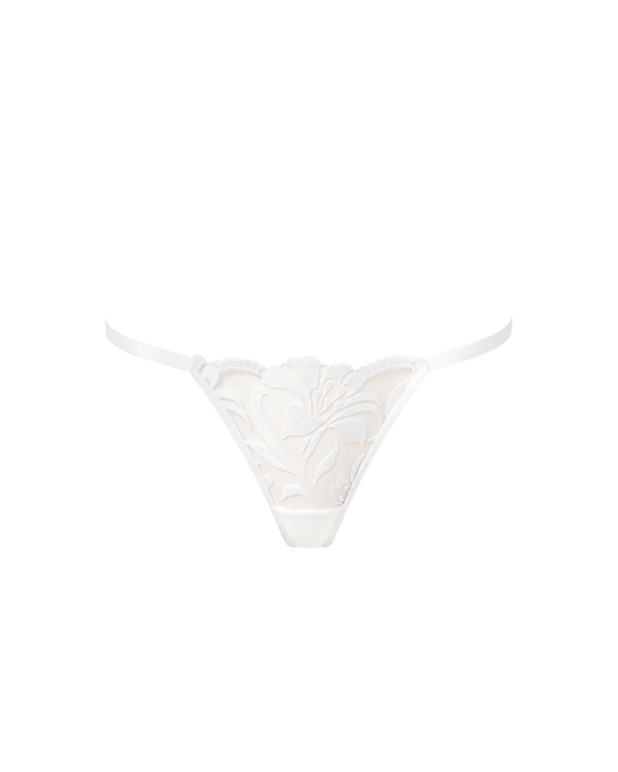 Leonora Thong White/Sheer、mySite、bengalsvssteelers