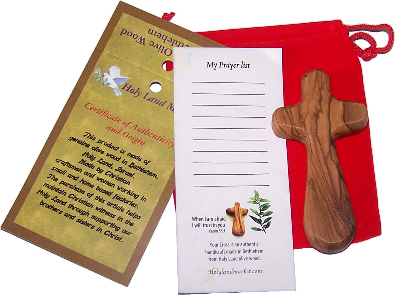 Holy Land Market Medium Hand Comfort Palm Cross ( 3.8 Inches - 9.5 cm )、mySite、topwebapps