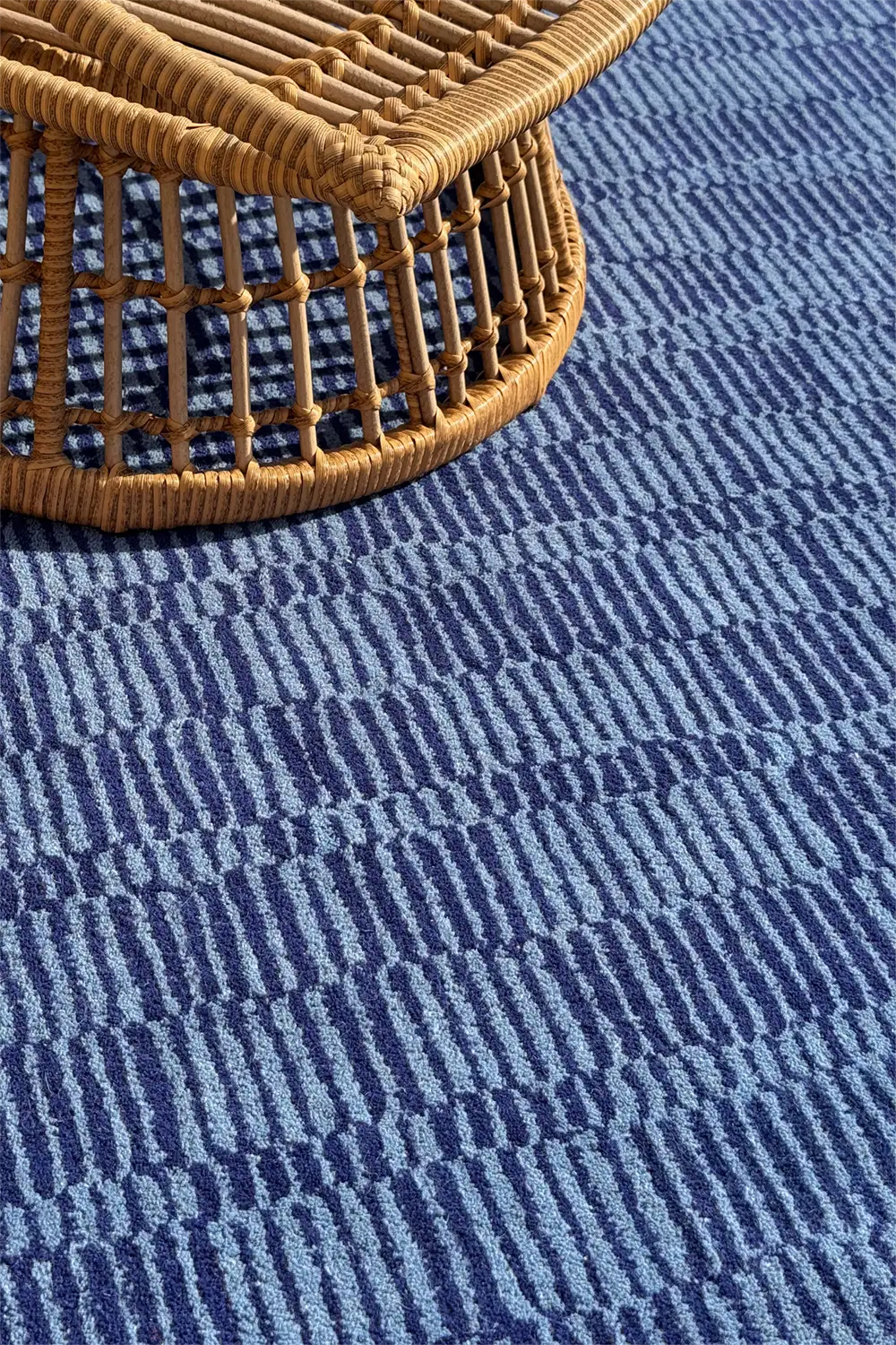 Breakline Blue Hand Tufted Wool Rug 4x5、mySite、gigharbornorthrealestate