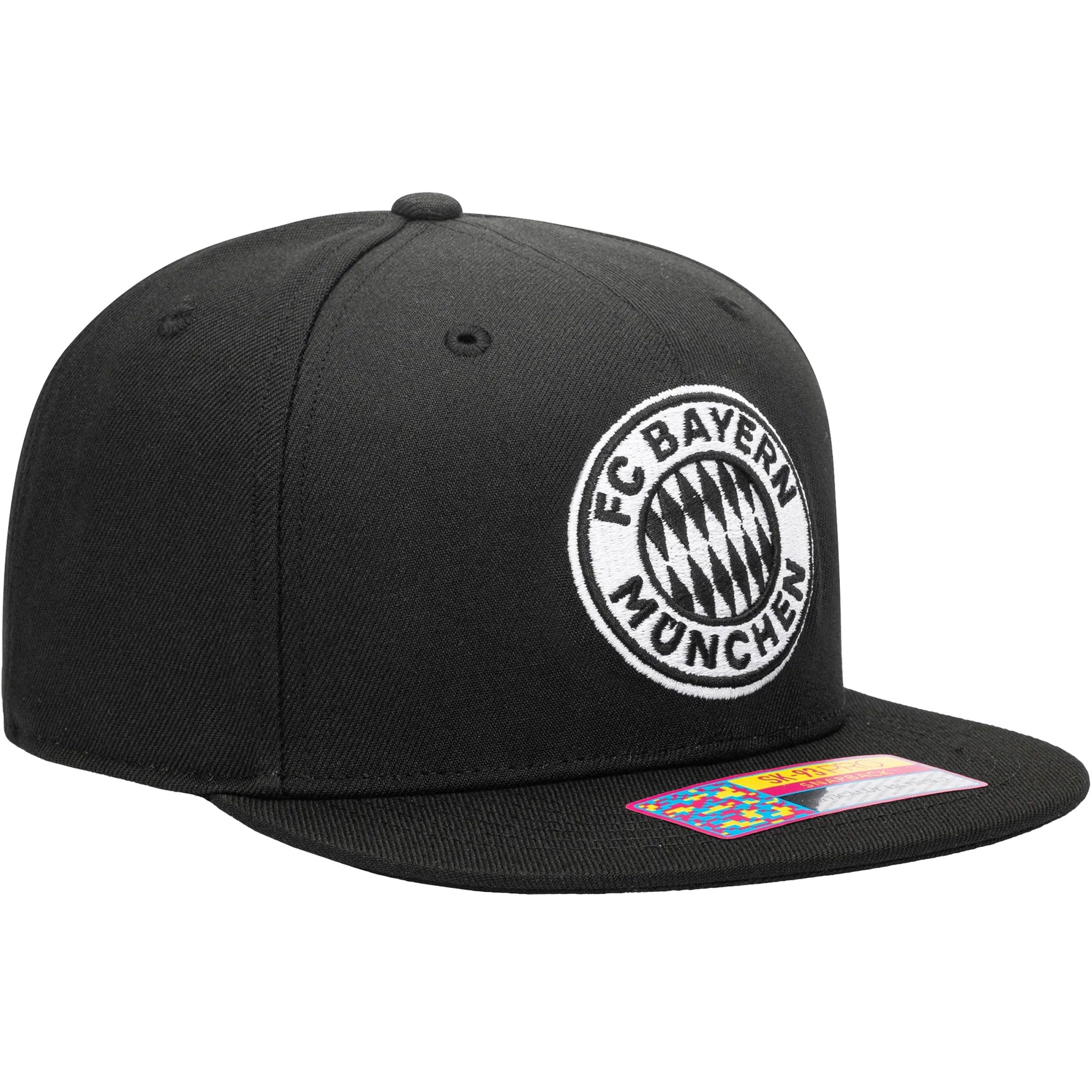 Fan Ink FC Bayern Munich Hit Snapback Hat Black/Silver、mySite、bottomscart