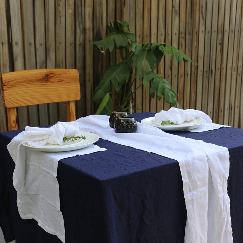 Pure Linen Table Mats | Set of 4 | White、mySite、camillekostekn