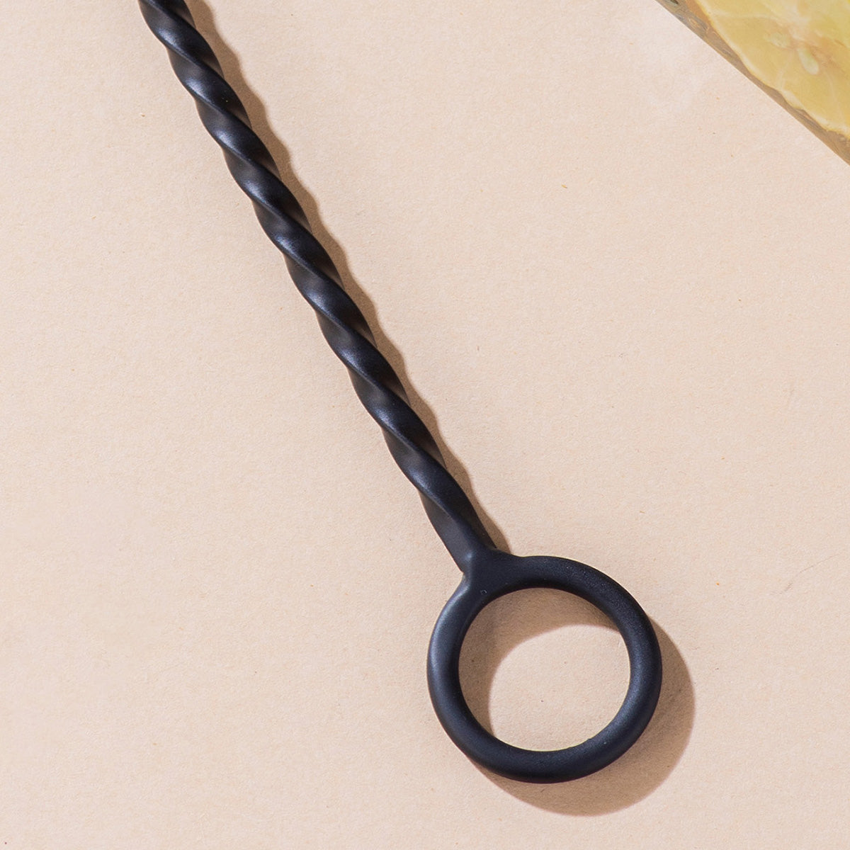 Stainless Steel Bar Spoon | Long Twisted Handle | Black、mySite、camillekostekn