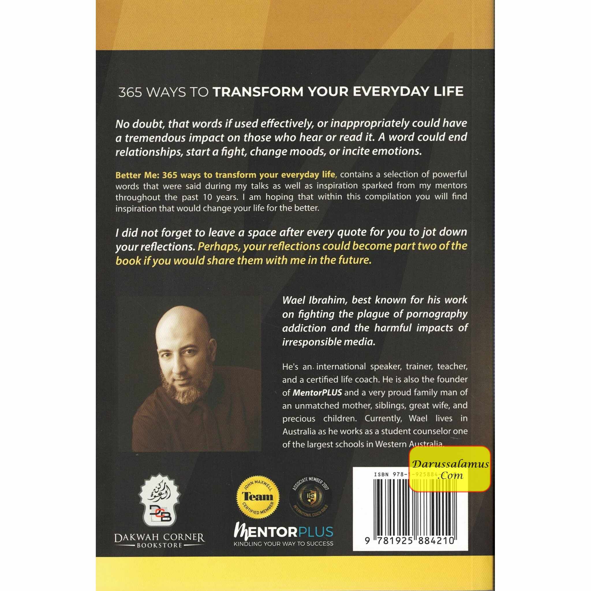 Better Me: 365 Ways to Transform Your Everyday Life By Wael Ibrahim、mySite、topwebapps