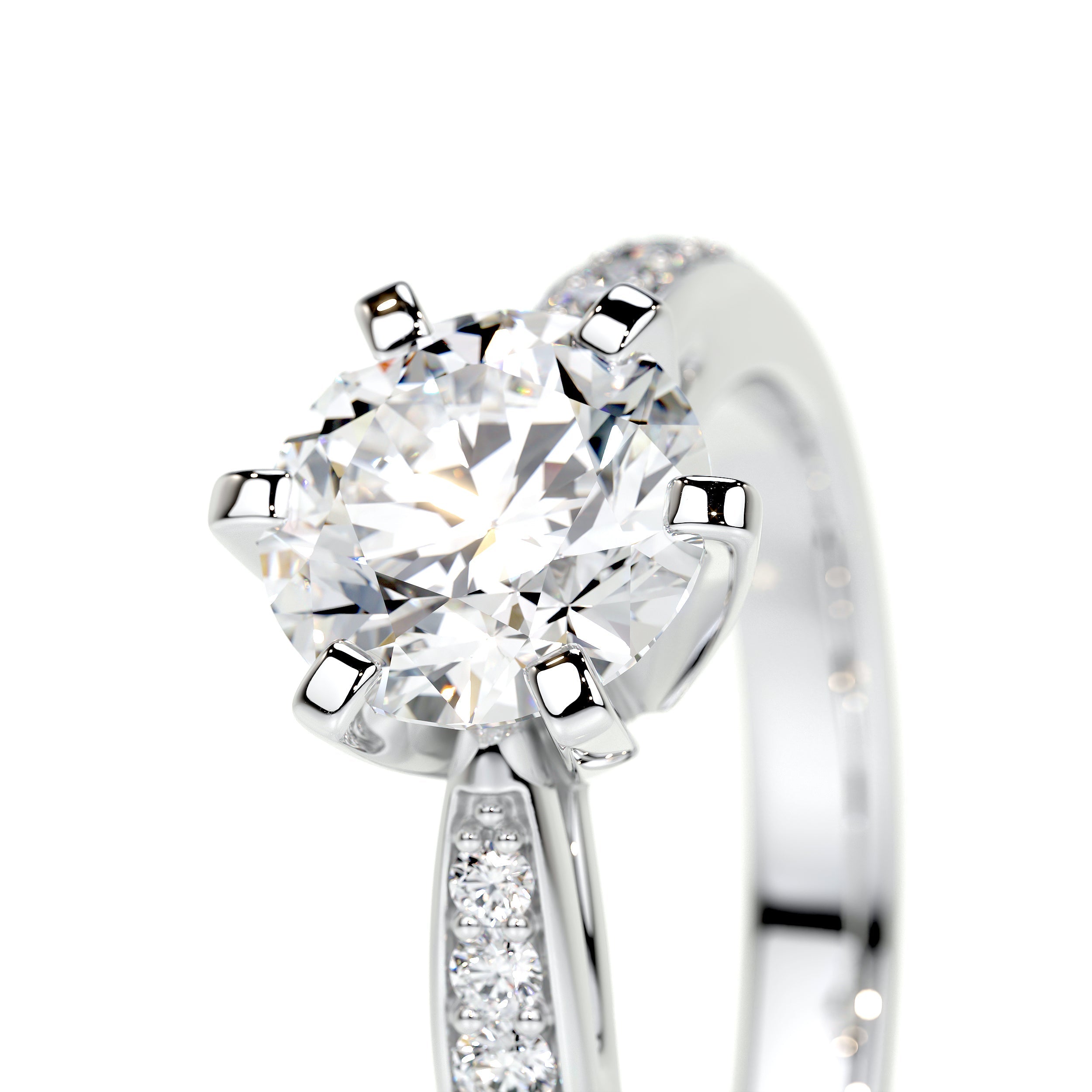 Talia Lab Grown Diamond Ring - 18K White Gold、mySite、hinf8tx79
