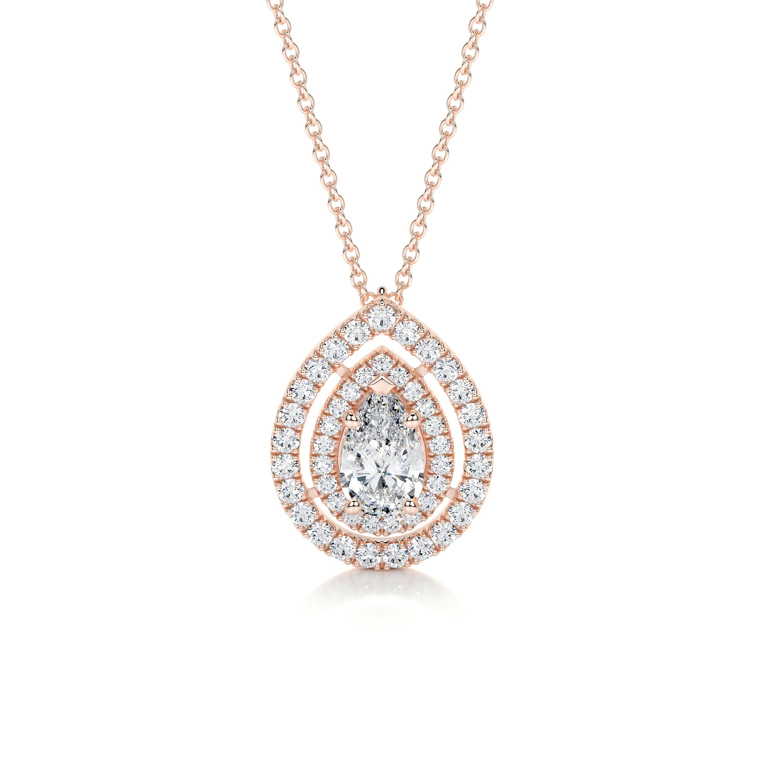 Averi Diamond Pendant -14K Rose Gold、mySite、hinf8tx79