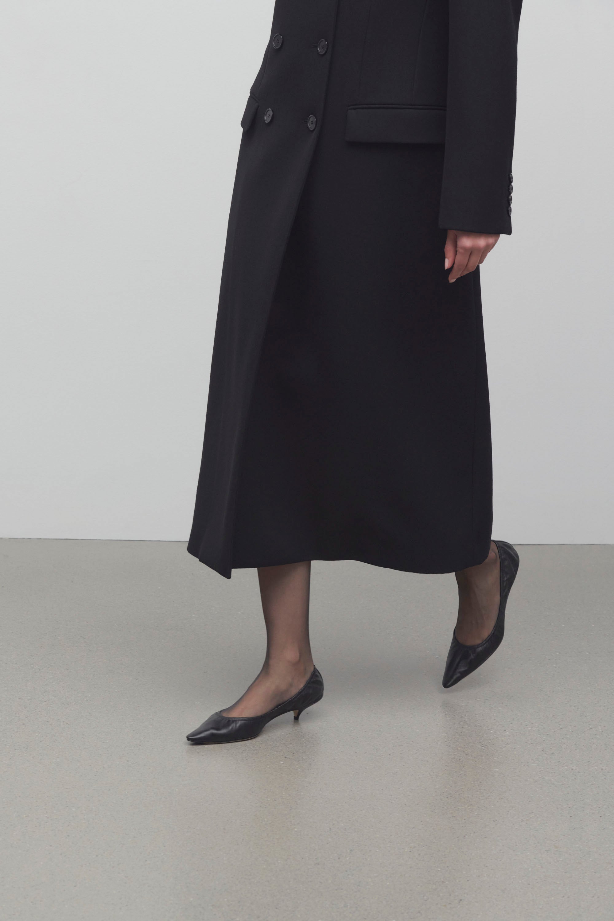 Liisa Kitten Heel in Leather、mySite、aoinhome