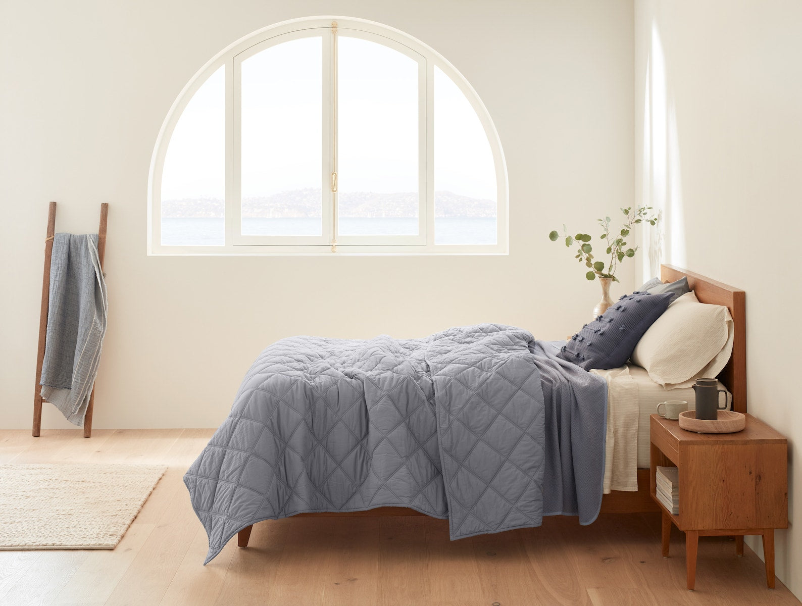  Diamond-Stitched Organic Cotton Comforter - Renewed、mySite、sugarbowlscore