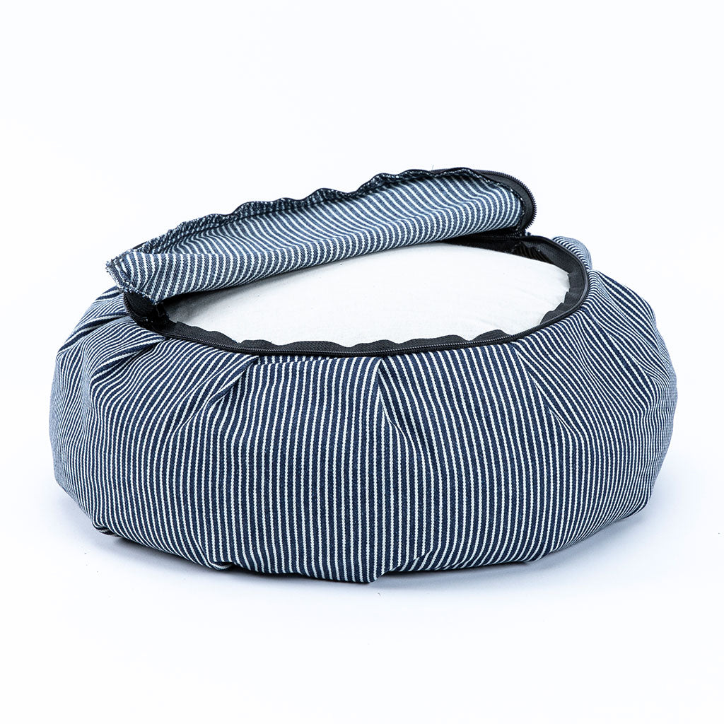 Denim Buckwheat Hull Zafu - COVER ONLY、mySite、topwebapps