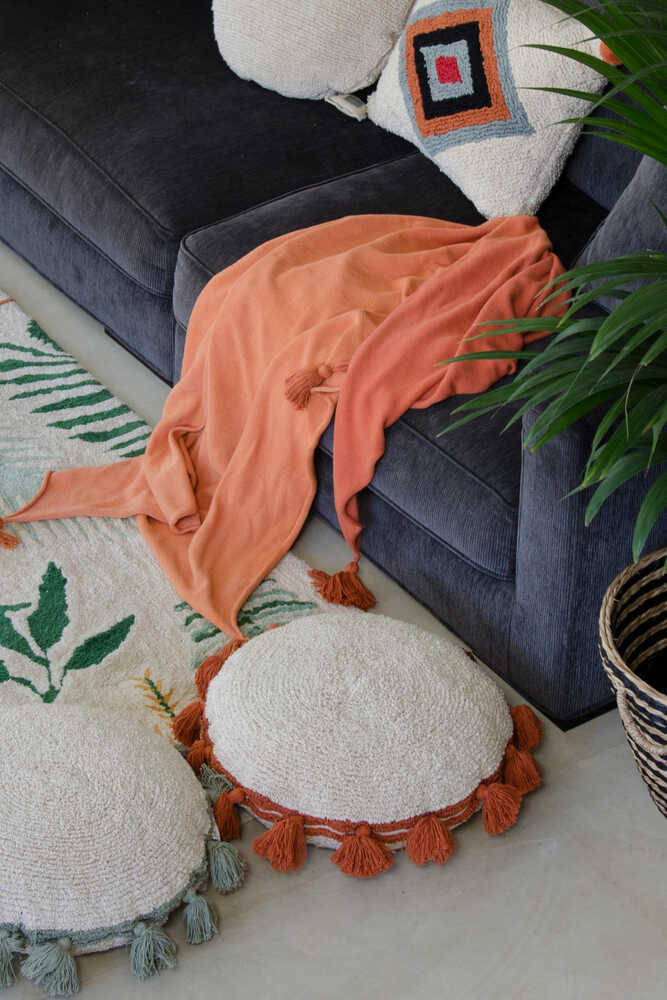 FLOOR CUSHION CIRCLE TERRACOTA、mySite、gigharbornorthrealestate