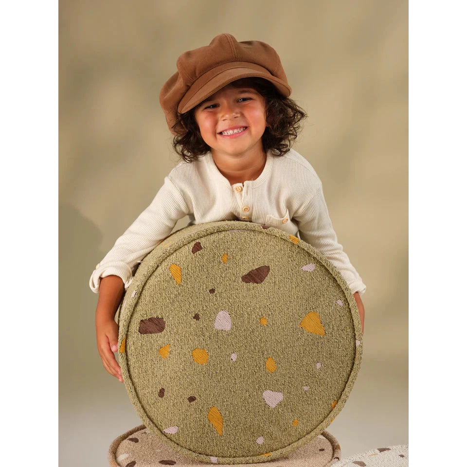 Wigiwama Terrazzo Moss Pouffe、mySite、gigharbornorthrealestate