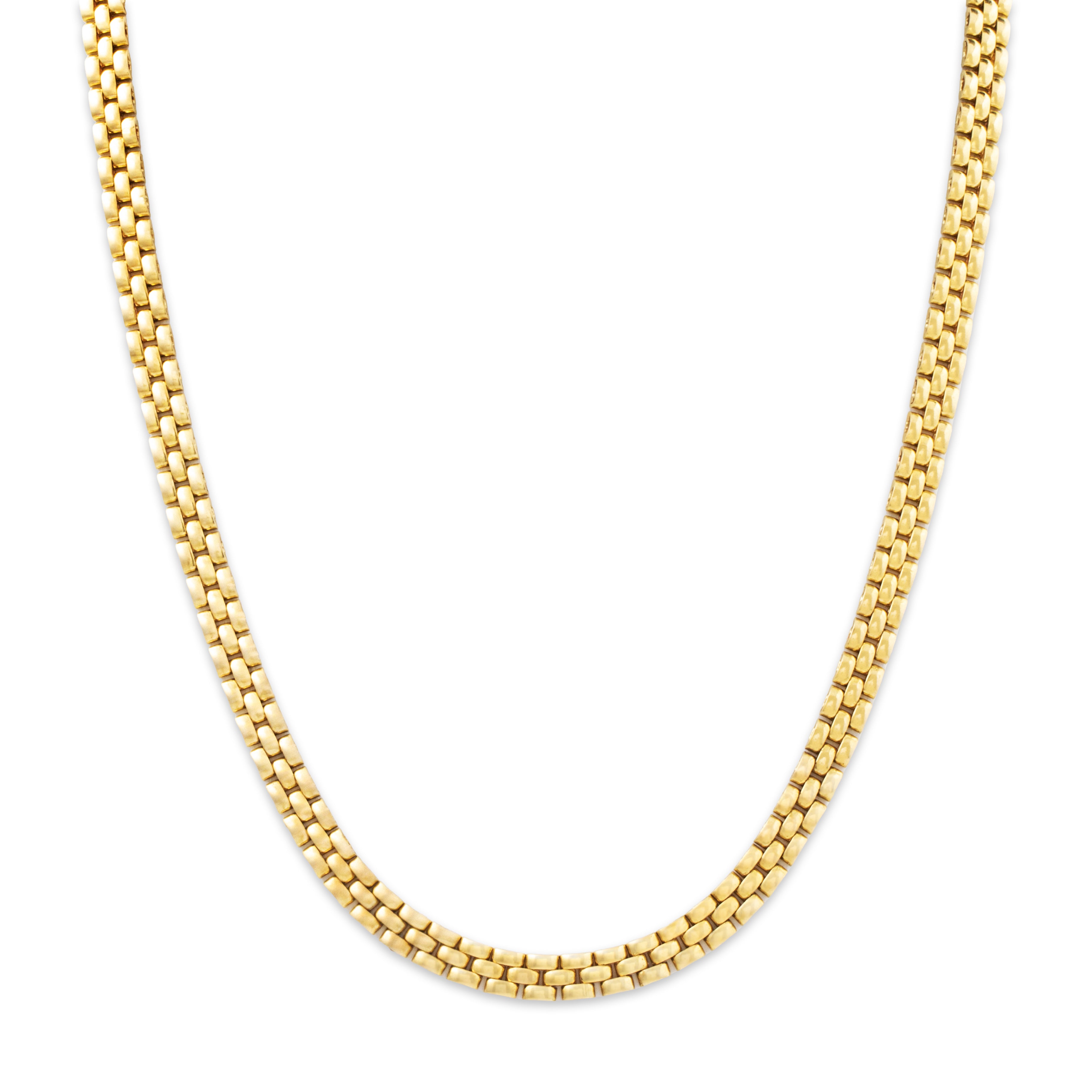 Vintage Outstanding 18k Yellow Gold Bismark Chain Necklace 16、mySite、hinf8tx79