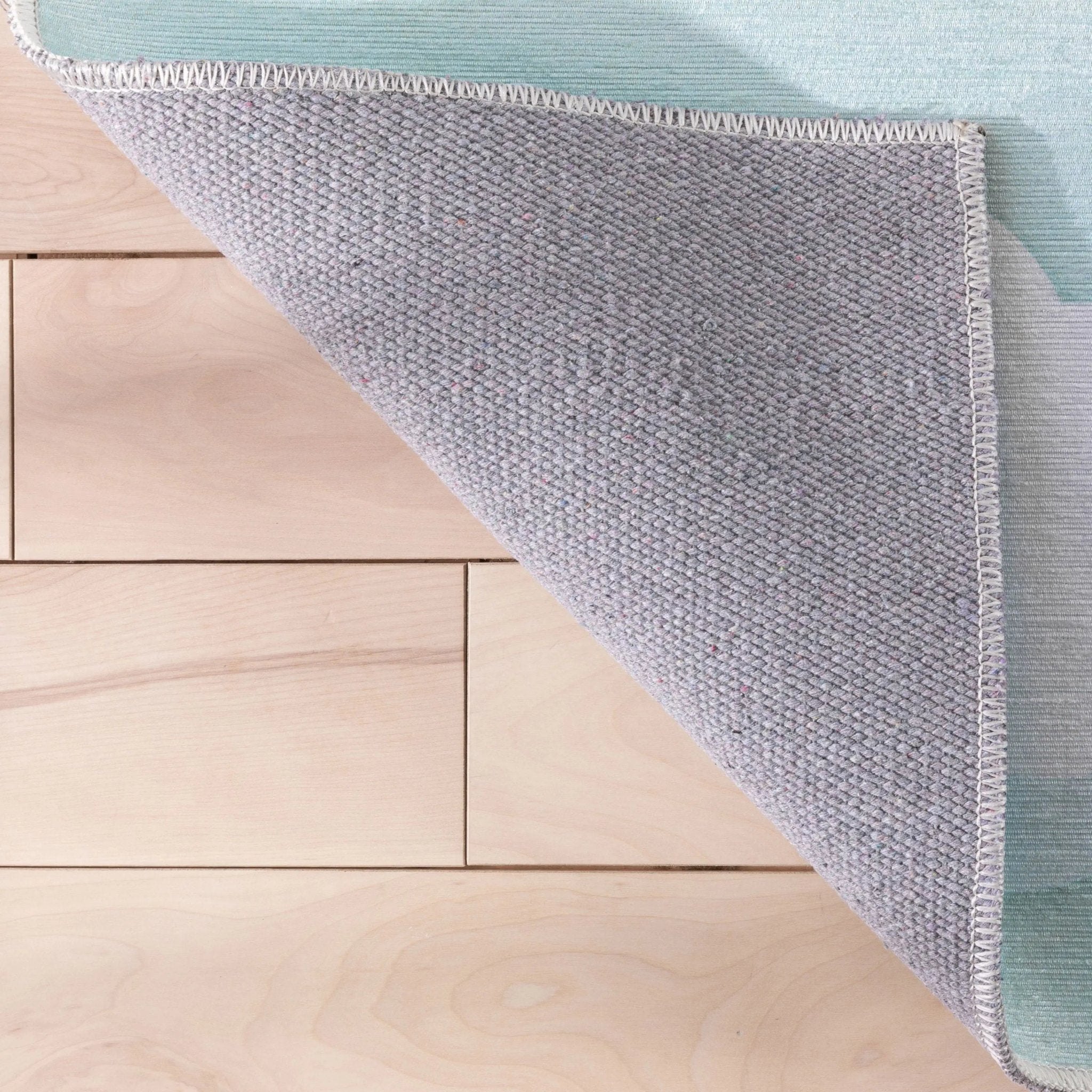 Cloud 9 Modern Mint Kids Flat-Weave Rug、mySite、gigharbornorthrealestate