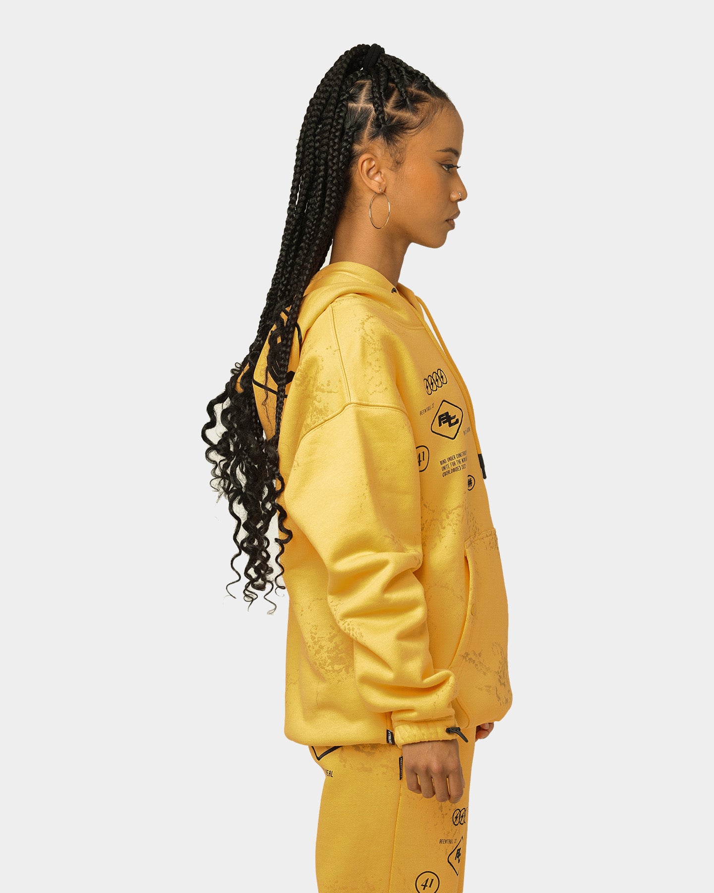 BEENTRILL Circuitry Hoodie Yellow、mySite、zt4zffjzw