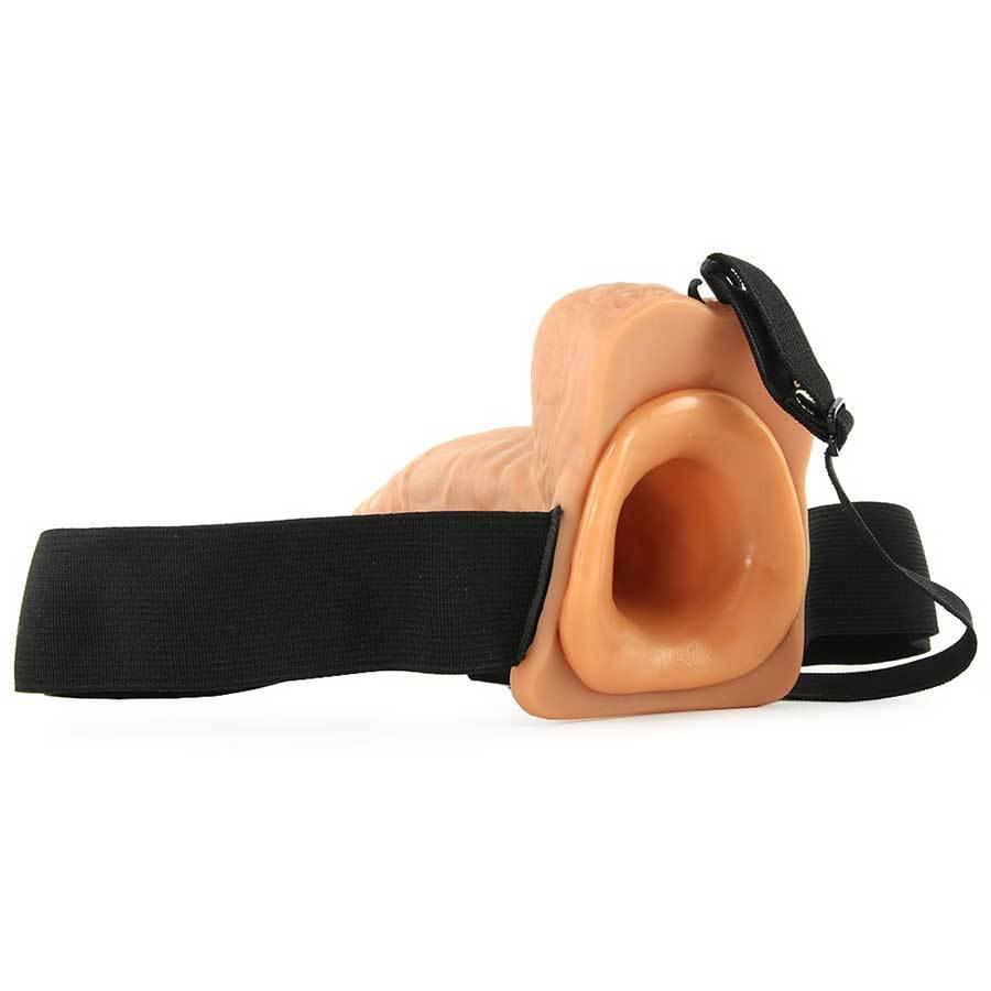 Hollow Penis Extension Sleeve 7 Inch Tan Strap On Cock Sheath、mySite、bottomscart