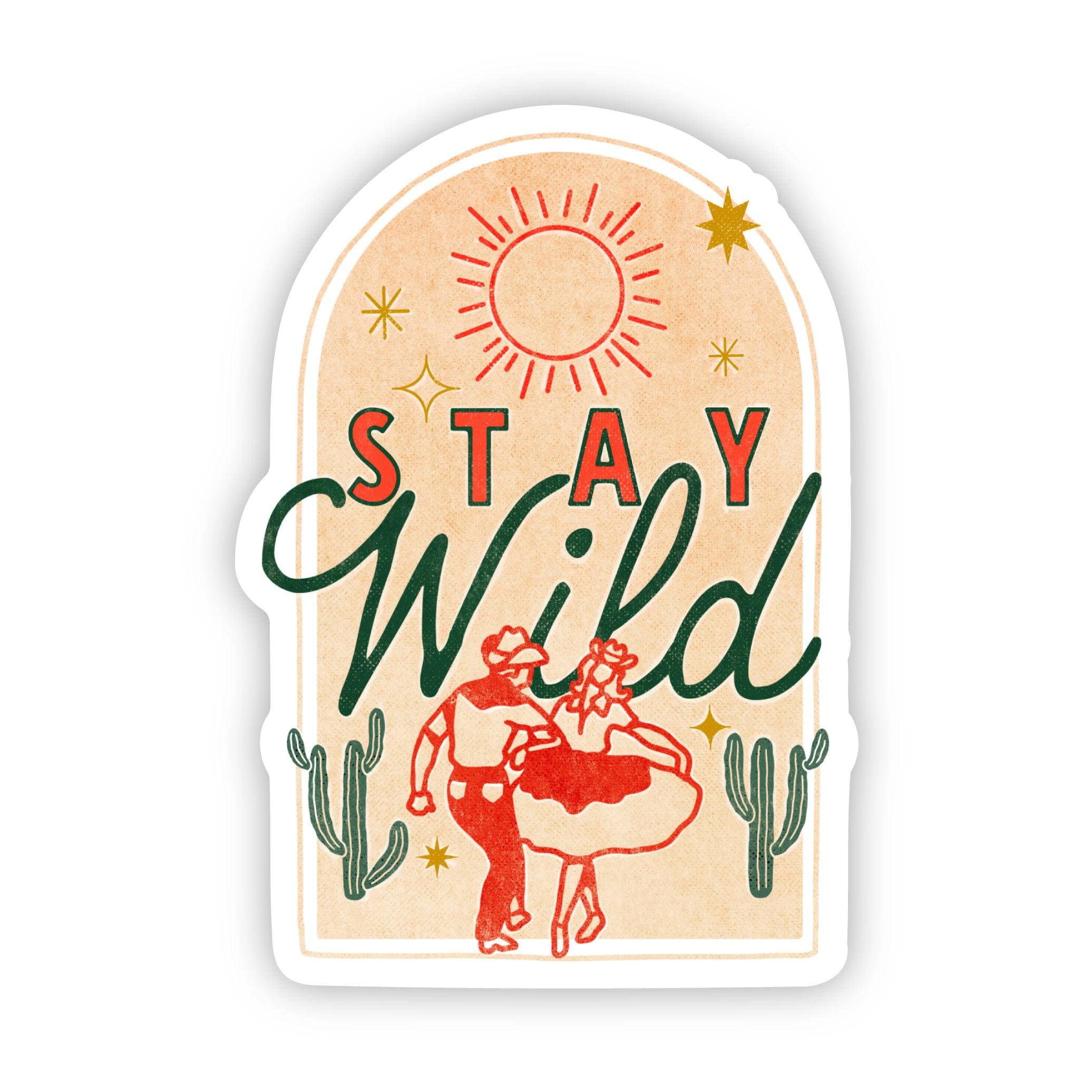  Stay Wild Cowboy Dance Sticker、mySite、ghnorth