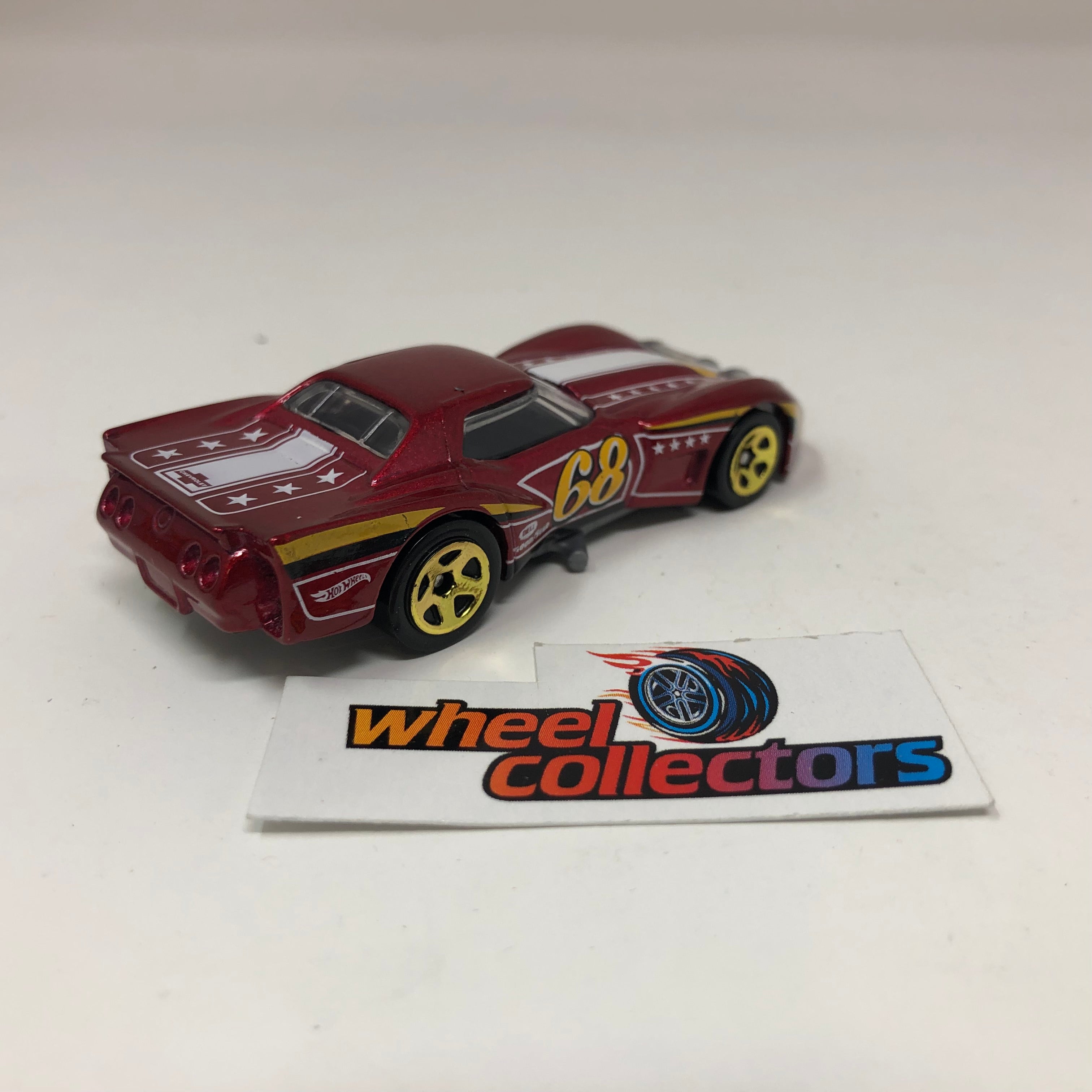 '76 Greenwood Corvette * Red * Hot Wheels Loose 1:64 Scale、mySite、hgirdovlk