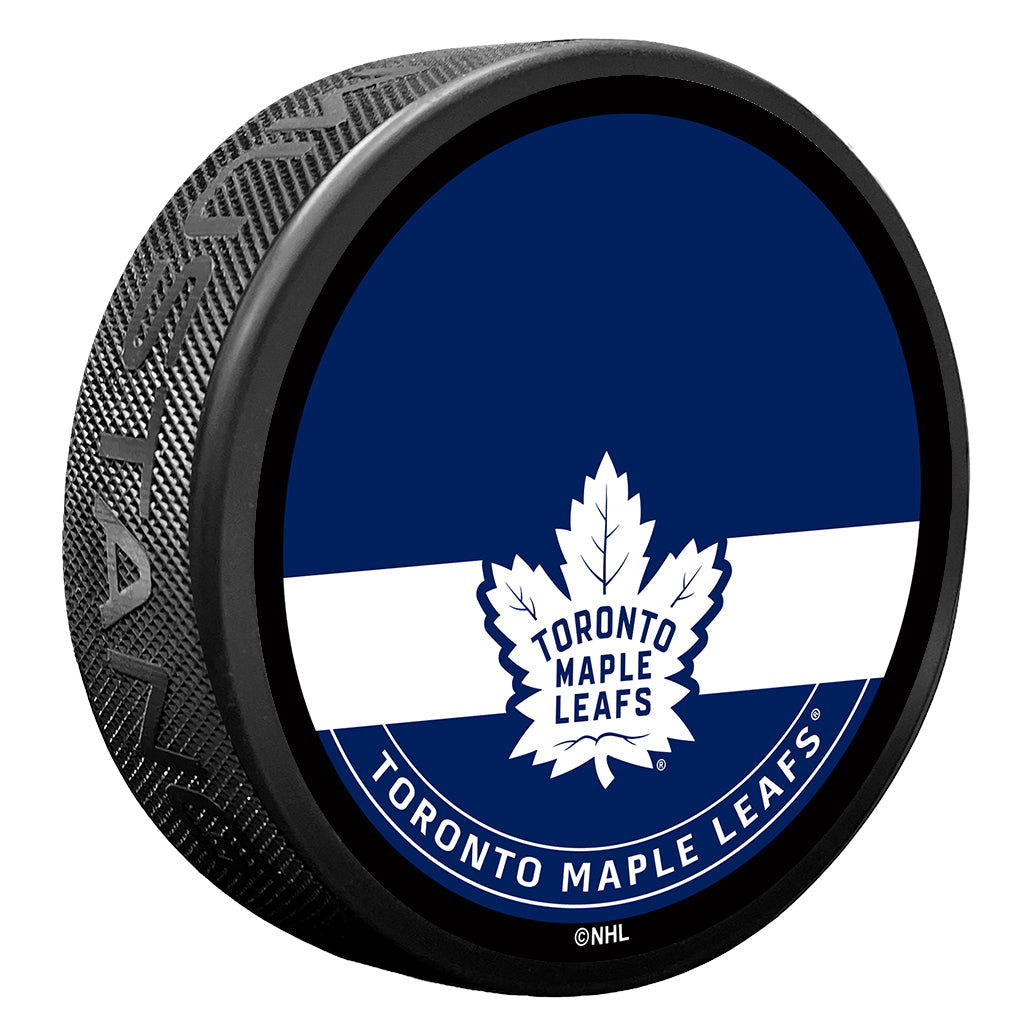 Toronto Maple Leafs Autograph Puck with Texture、mySite、neckold
