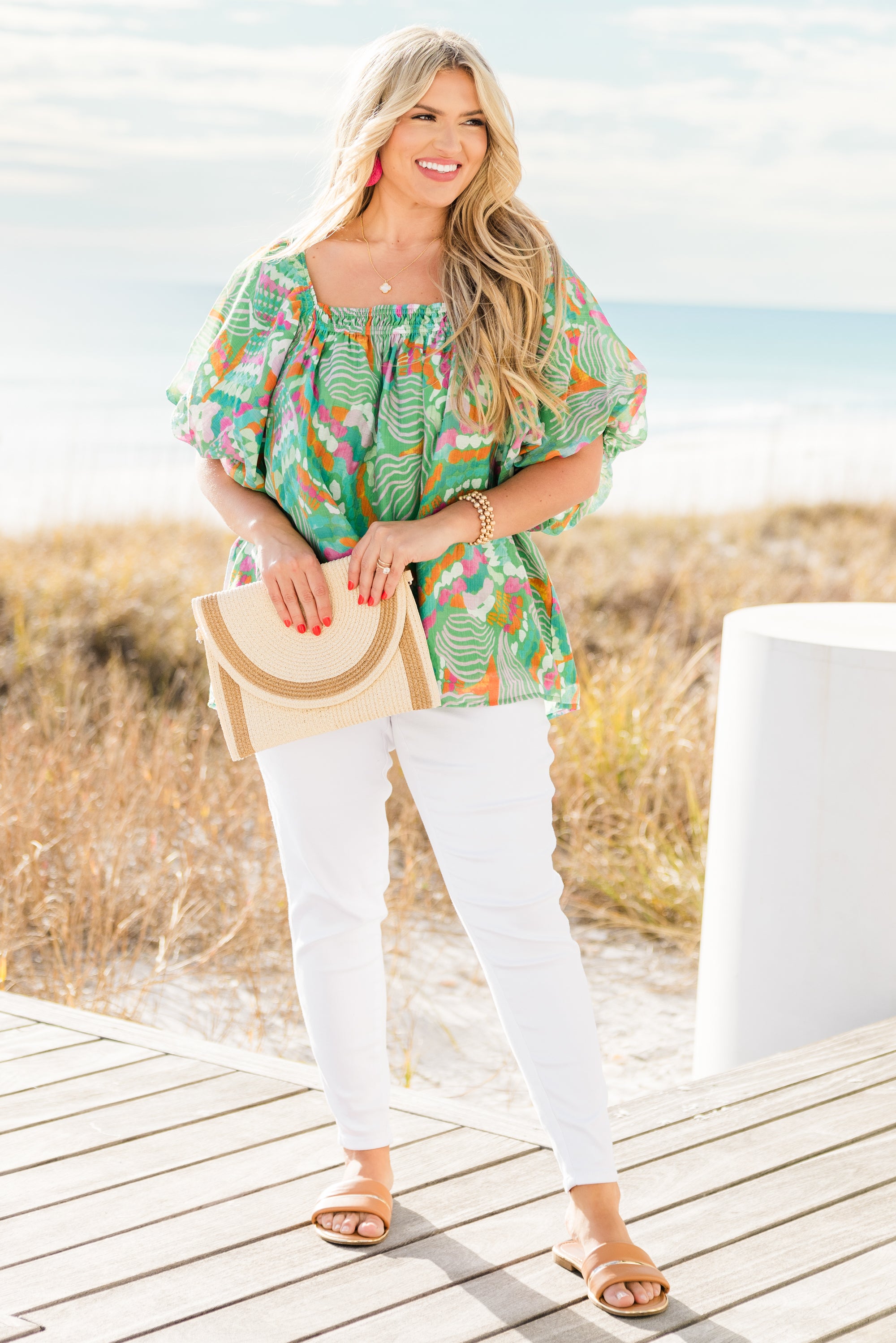  Cozy Love Top, Green Tropical、mySite、justintrudeaud