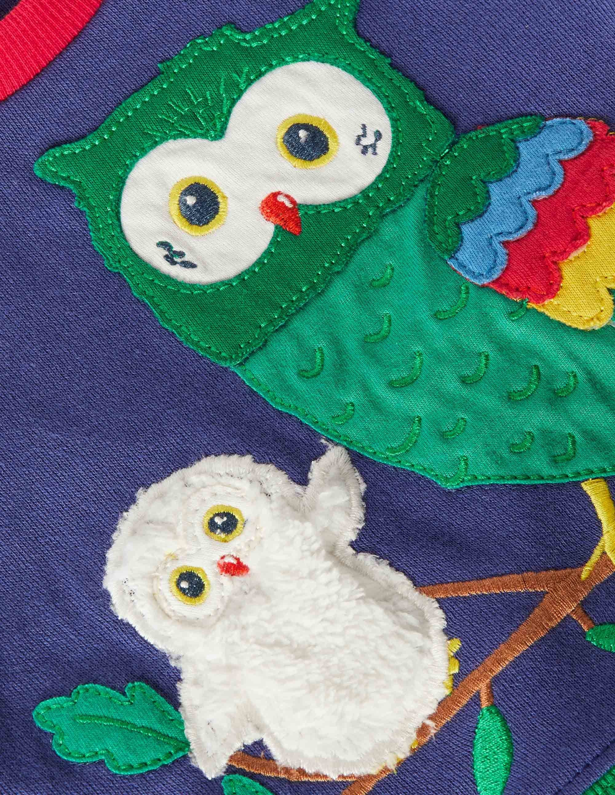  Cosy Sweatshirt-Starboard Blue Owls、mySite、ashleygrahame