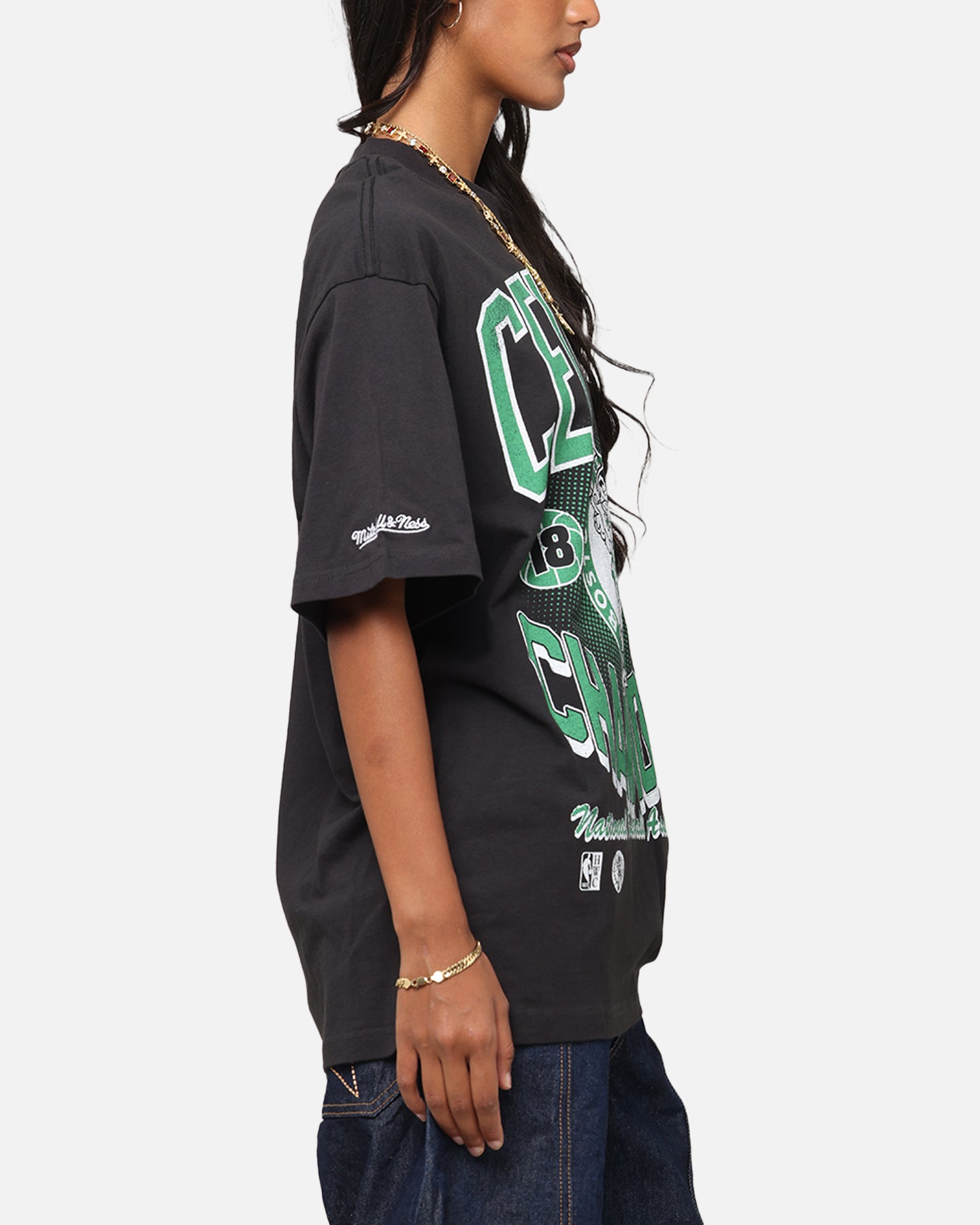 Mitchell & Ness Boston Celtics Champions 'Luck of the Irish' T-Shirt Faded Black、mySite、zt4zffjzw