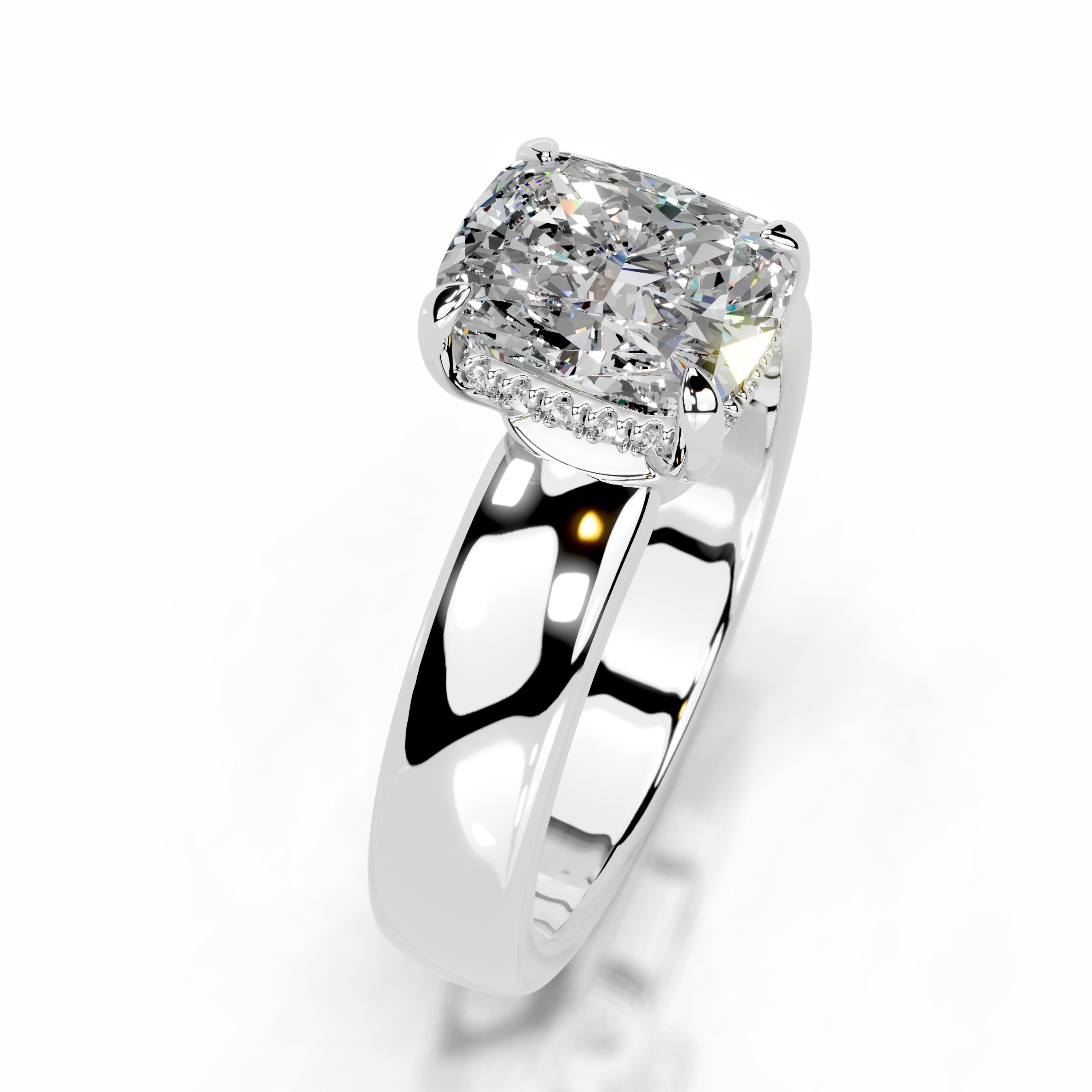 Lux Moissanite & Diamond Ring - Platinum、mySite、hinf8tx79
