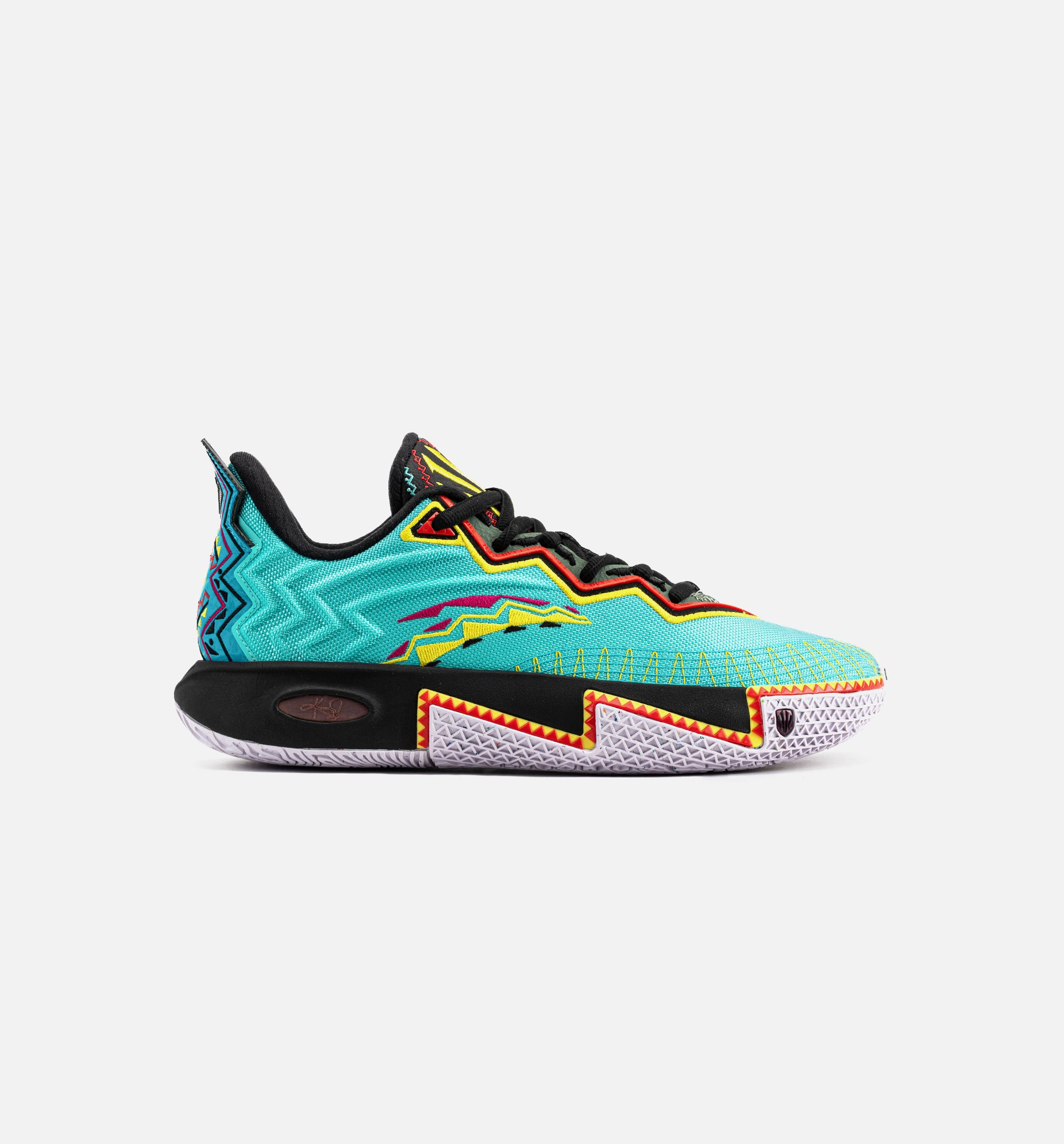 Kai 2 Retro 90S Mens Basketball Shoe - Teal/Black/Orange、mySite、dreamappss