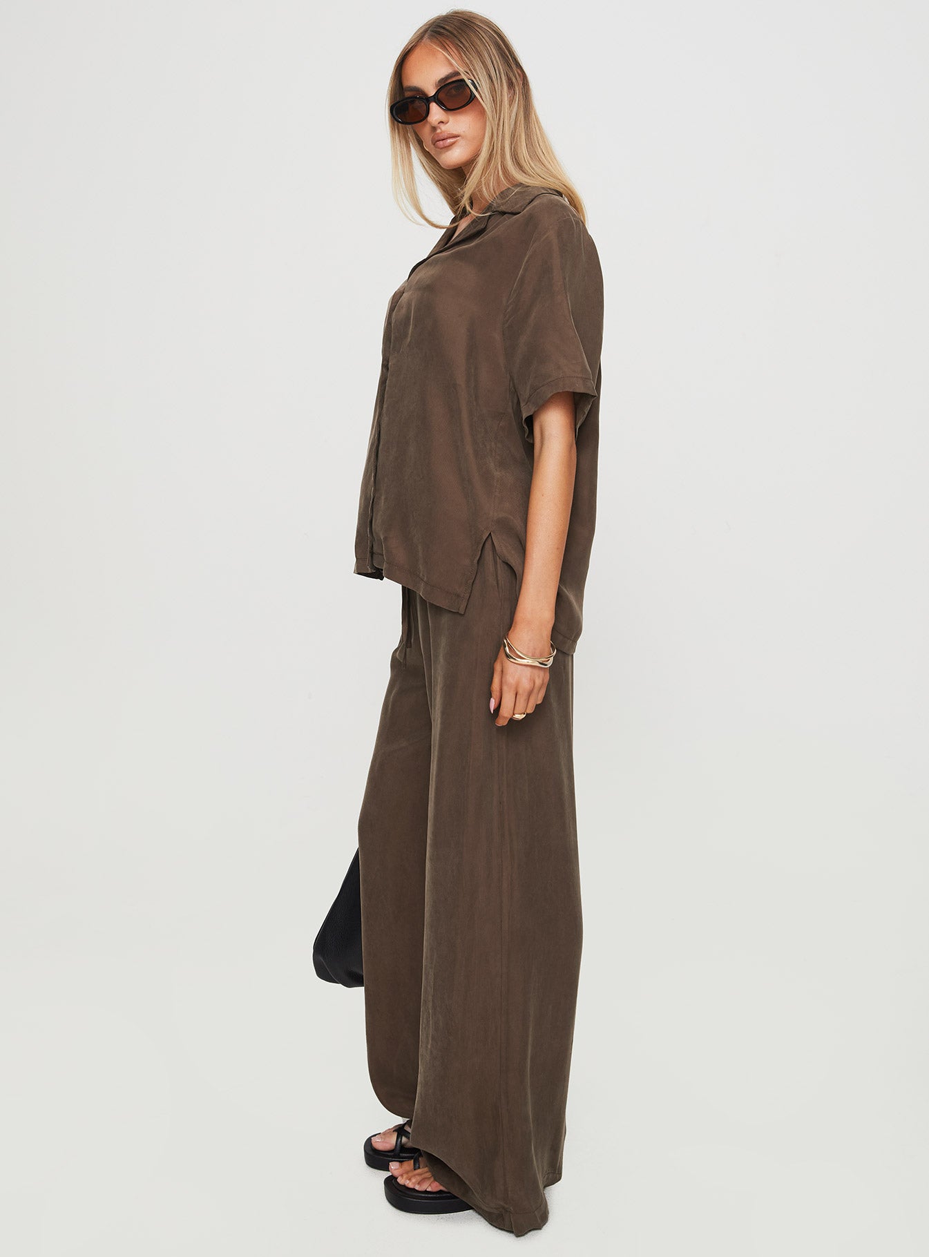 Mahlab Pants Chocoloate、mySite、solidvoid