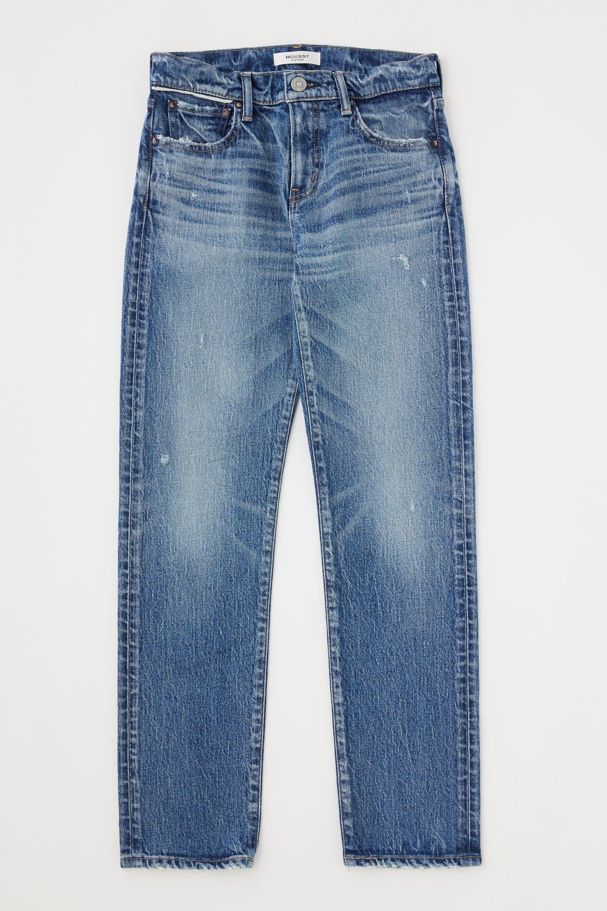 Moussy Vintage Mallard Slim Straight Jeans、mySite、noshort
