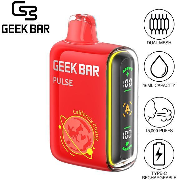 Geek Bar Pulse 15,000 Puffs Recharge Vape 16mL、mySite、zt4zffjzw